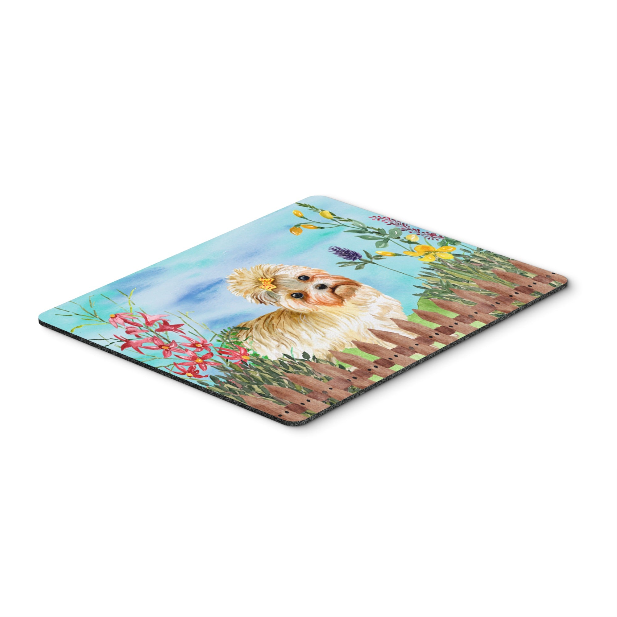  inchCarolines Treasures Morkie Spring Mouse Pad, Hot Pad or Trivet, 7.75 inch inch x 9.25 inch inch, Multicolor (CK1230MP) inch