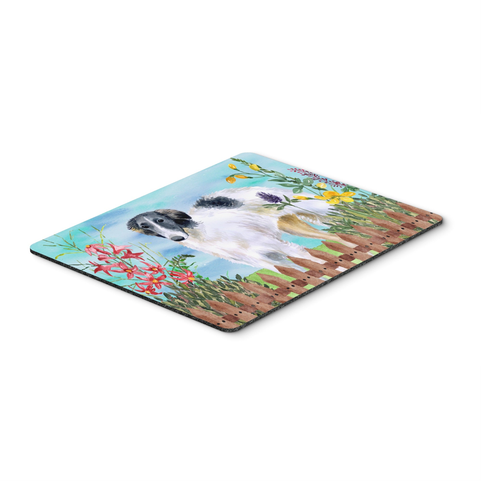  inchCarolines Treasures Borzoi Spring Mouse Pad, Hot Pad or Trivet, 7.75 inch inch x 9.25 inch inch, Multicolor (CK1234MP) inch