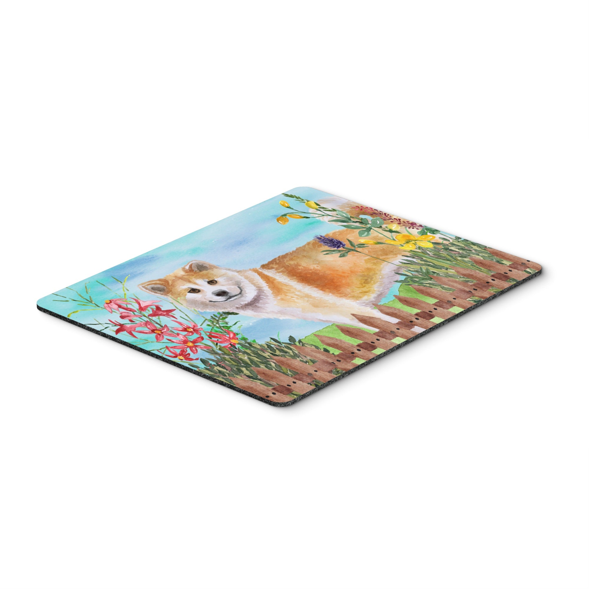  inchCarolines Treasures Shiba Inu Spring Mouse Pad, Hot Pad or Trivet, 7.75 inch inch x 9.25 inch inch, Multicolor (CK1240MP) inch