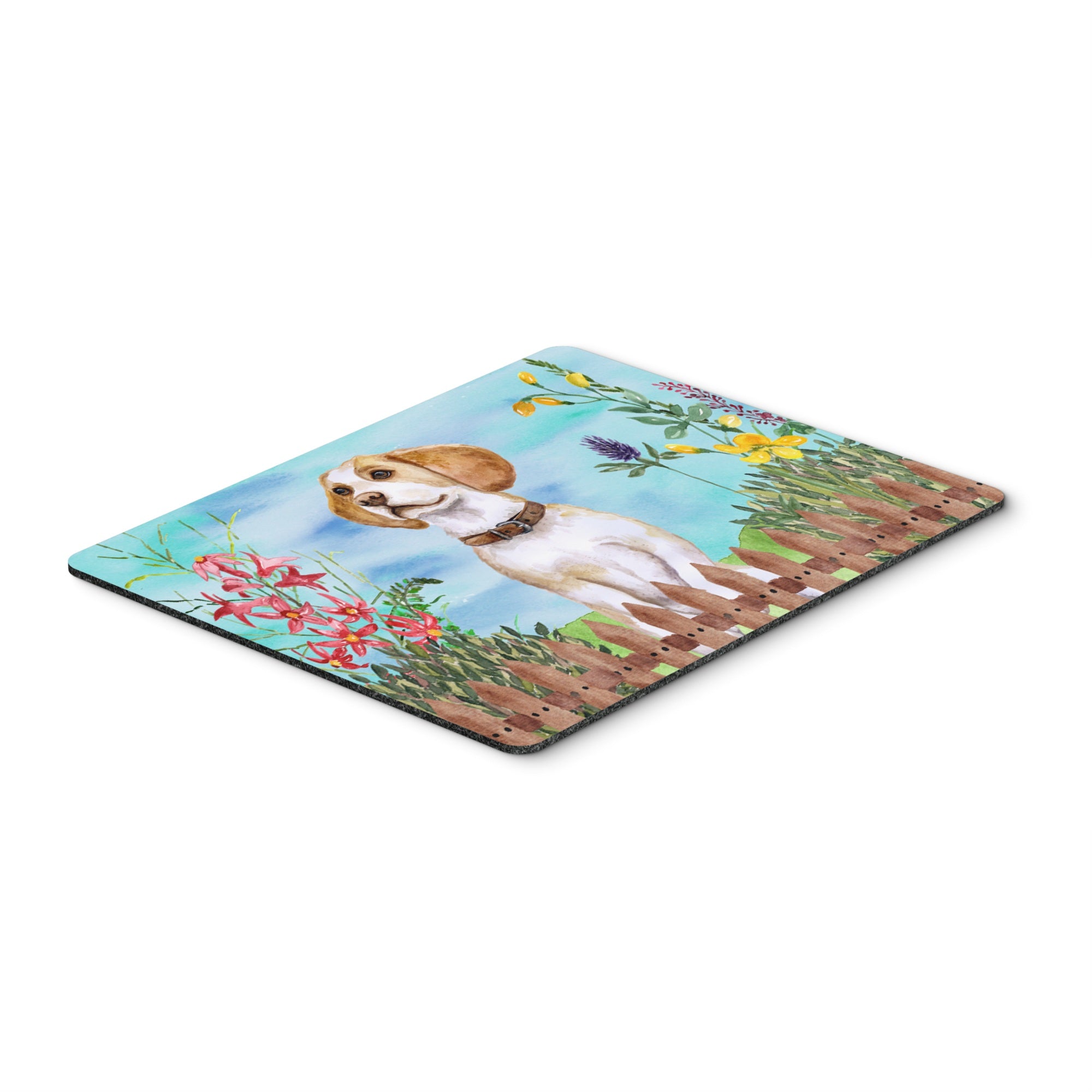  inchCarolines Treasures Beagle Spring Mouse Pad, Hot Pad or Trivet, 7.75 inch inch x 9.25 inch inch, Multicolor (CK1248MP) inch