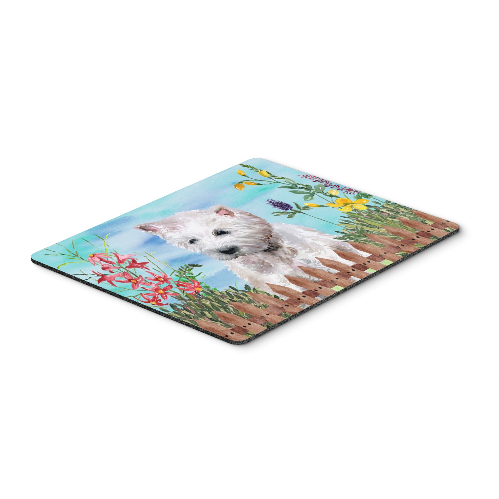  inchCarolines Treasures Westie Spring Mouse Pad, Hot Pad or Trivet, 7.75 inch inch x 9.25 inch inch, Multicolor (CK1263MP) inch