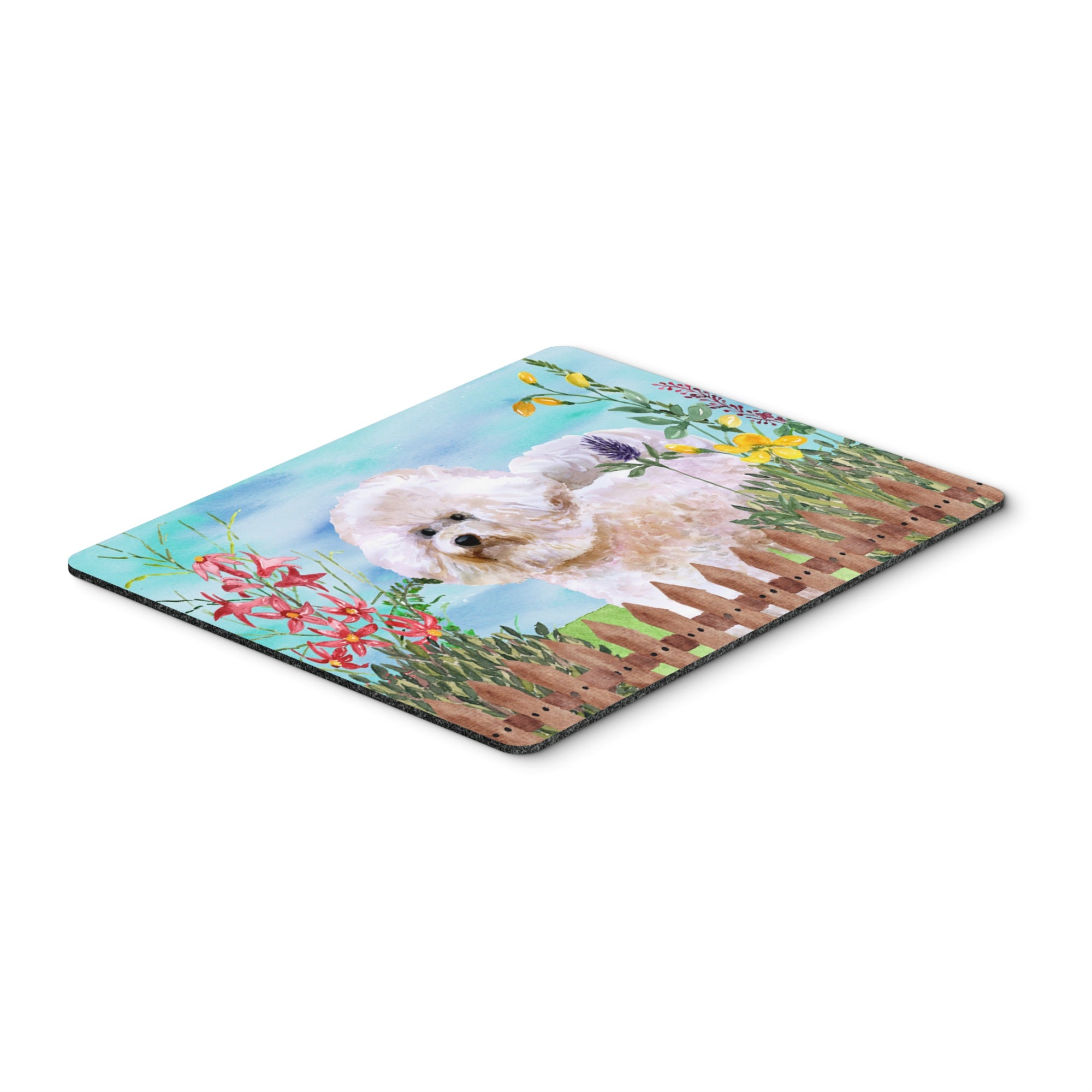  inchCarolines Treasures Bichon Frise #2 Spring Mouse Pad, Hot Pad or Trivet, 7.75 inch inch x 9.25 inch inch, Multicolor (CK1267MP) inch