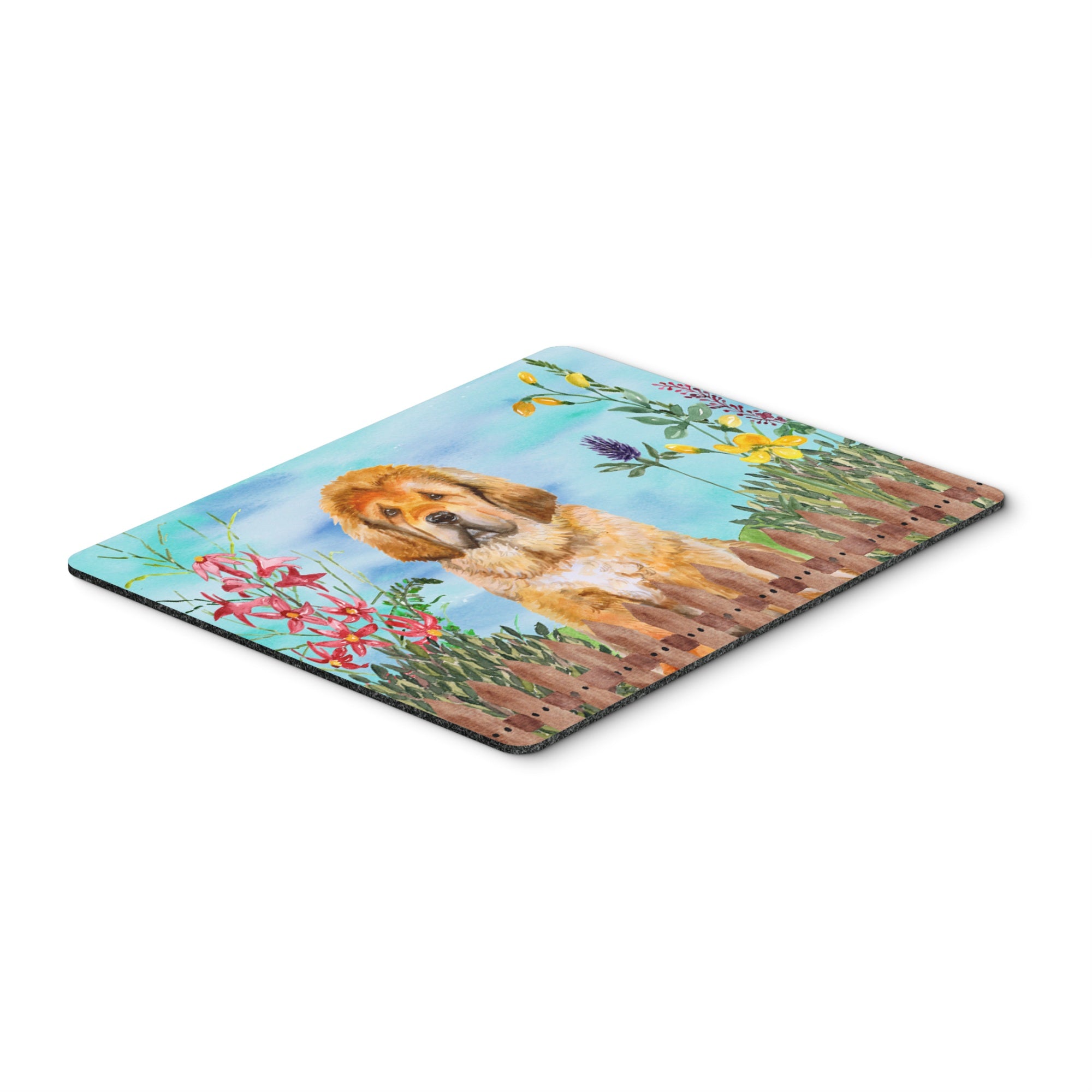  inchCarolines Treasures Tibetan Mastiff Spring Mouse Pad, Hot Pad or Trivet, 7.75 inch inch x 9.25 inch inch, Multicolor (CK1283MP) inch