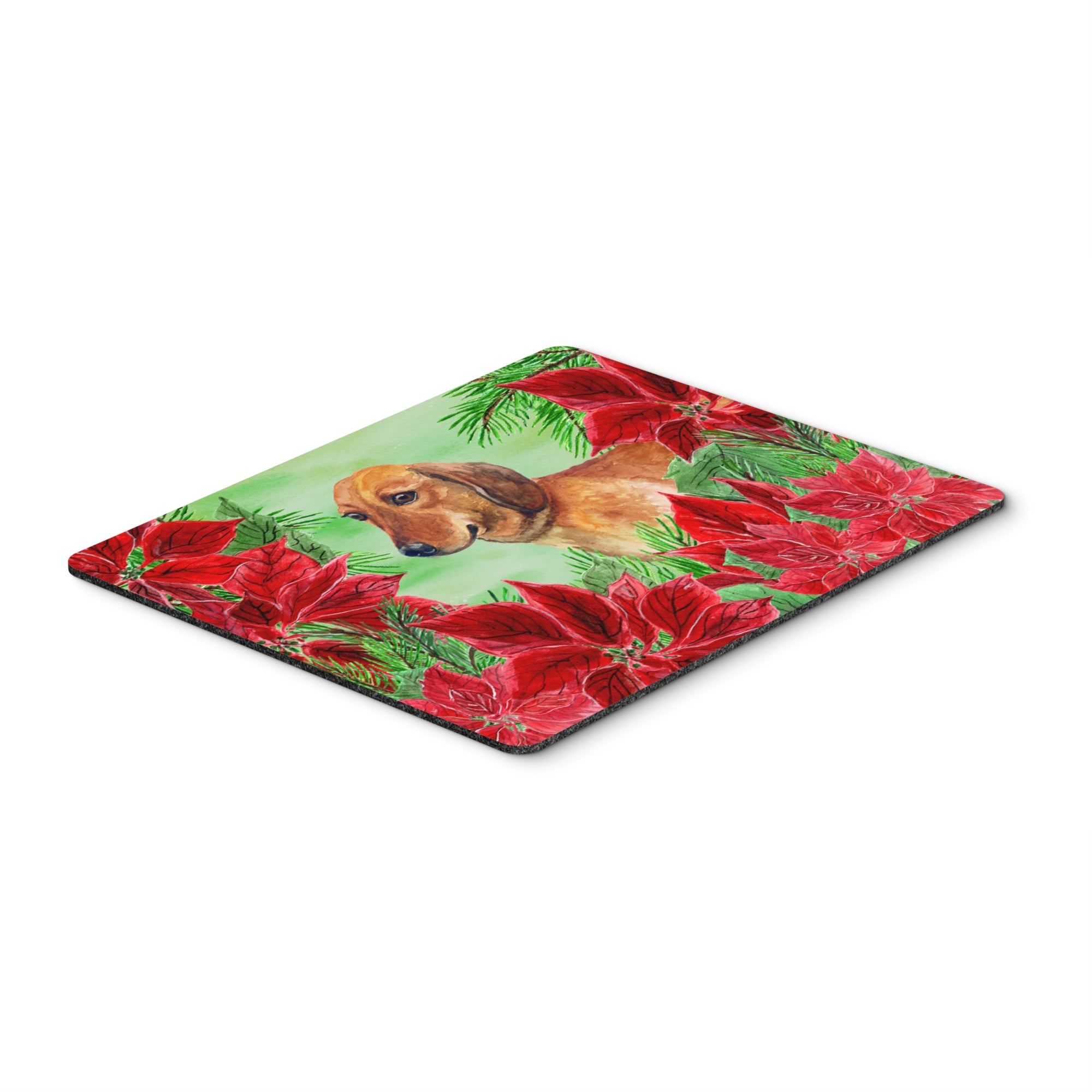  inchCarolines Treasures Dachshund Poinsettas Mouse Pad, Hot Pad or Trivet, 7.75 inch inch x 9.25 inch inch, Multicolor (CK1300MP) inch