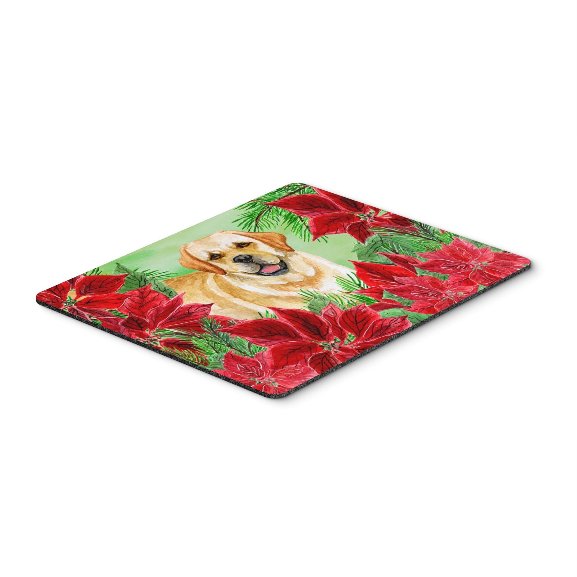  inchCarolines Treasures Golden Retriever Poinsettas Mouse Pad, Hot Pad or Trivet, 7.75 inch inch x 9.25 inch inch, Multicolor (CK1312MP) inch