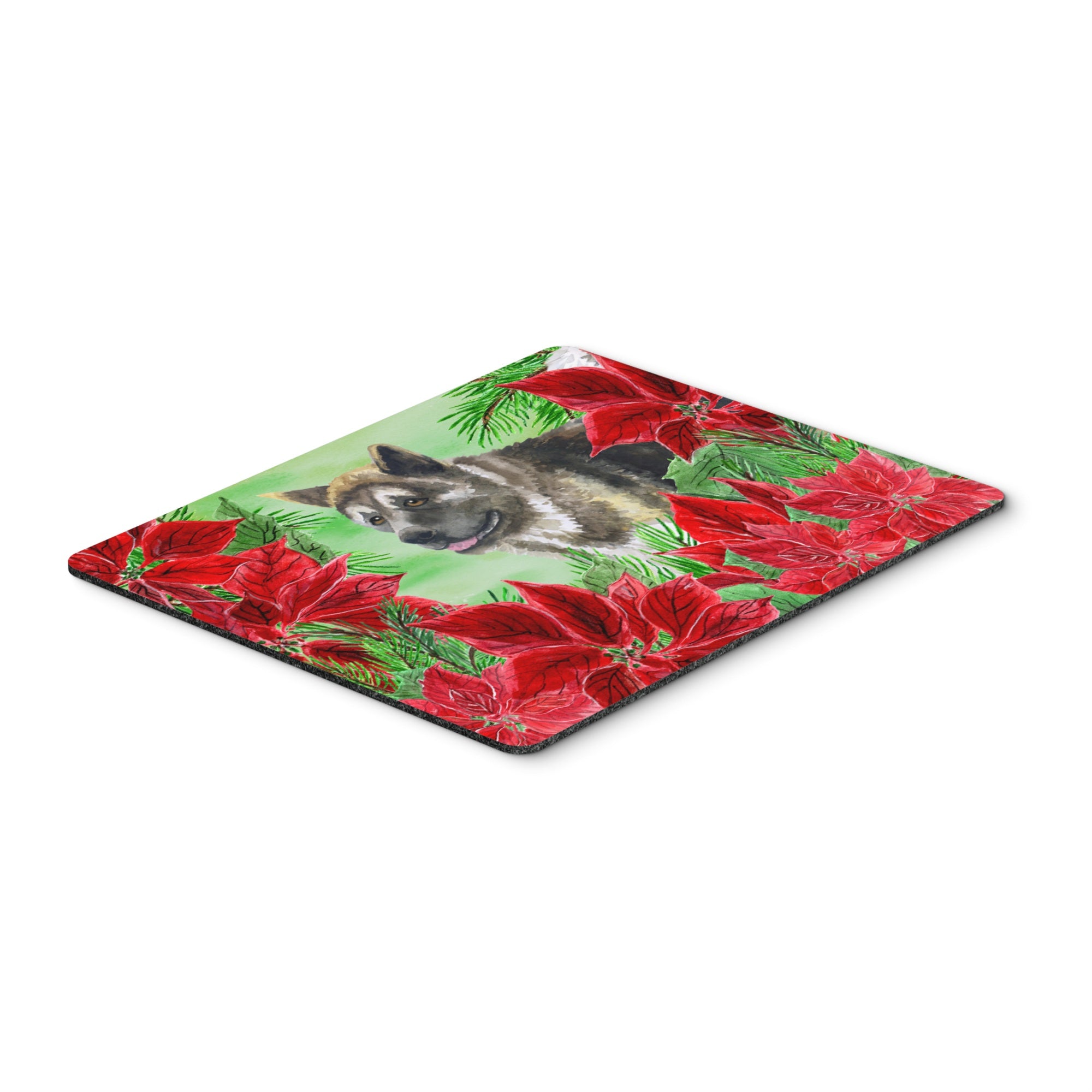  inchCarolines Treasures American Akita Poinsettas Mouse Pad, Hot Pad or Trivet, 7.75 inch inch x 9.25 inch inch, Multicolor (CK1317MP) inch
