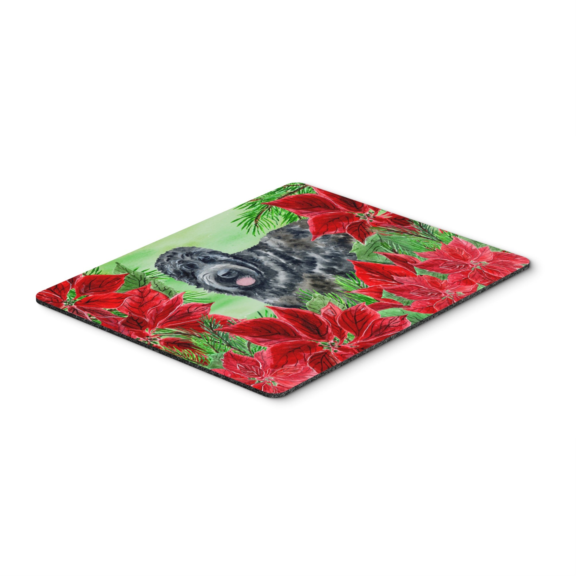  inchCarolines Treasures Black Russian Terrier Poinsettas Mouse Pad, Hot Pad or Trivet, 7.75 inch inch x 9.25 inch inch, Multicolor (CK1325MP) inch
