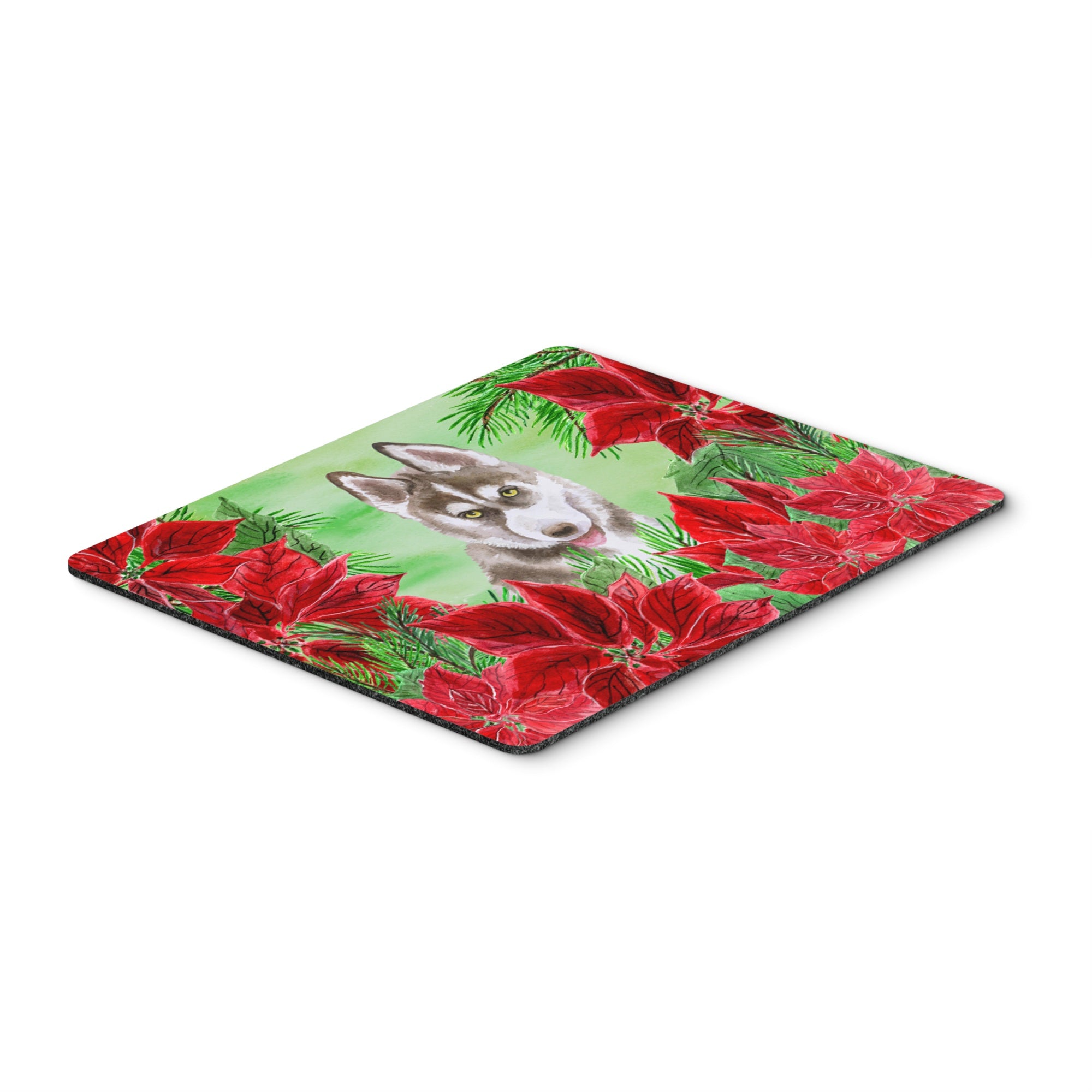  inchCarolines Treasures Siberian Husky Grey Poinsettas Mouse Pad, Hot Pad or Trivet, 7.75 inch inch x 9.25 inch inch, Multicolor (CK1344MP) inch