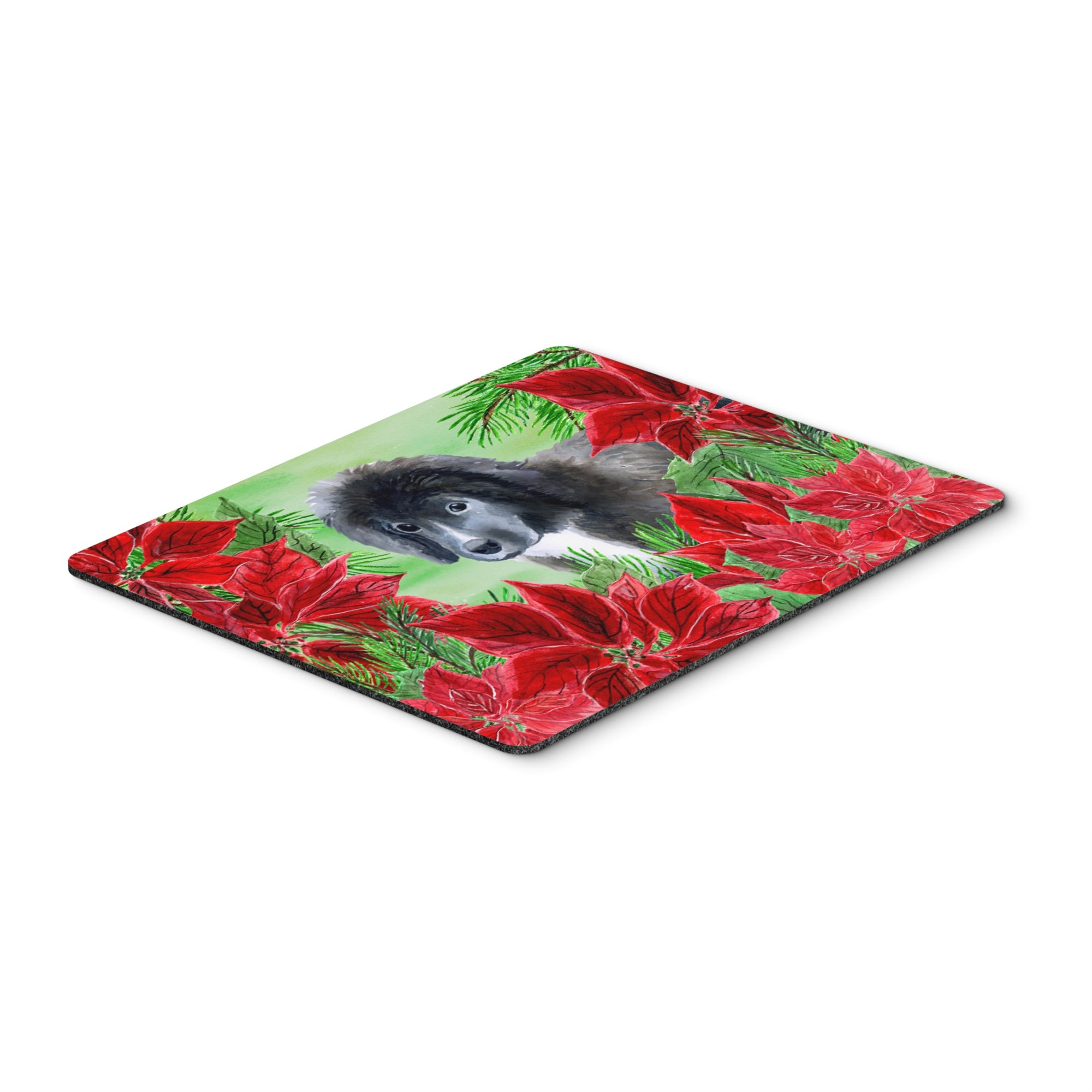  inchCarolines Treasures Newfoundland Puppy Poinsettas Mouse Pad, Hot Pad or Trivet, 7.75 inch inch x 9.25 inch inch, Multicolor (CK1347MP) inch