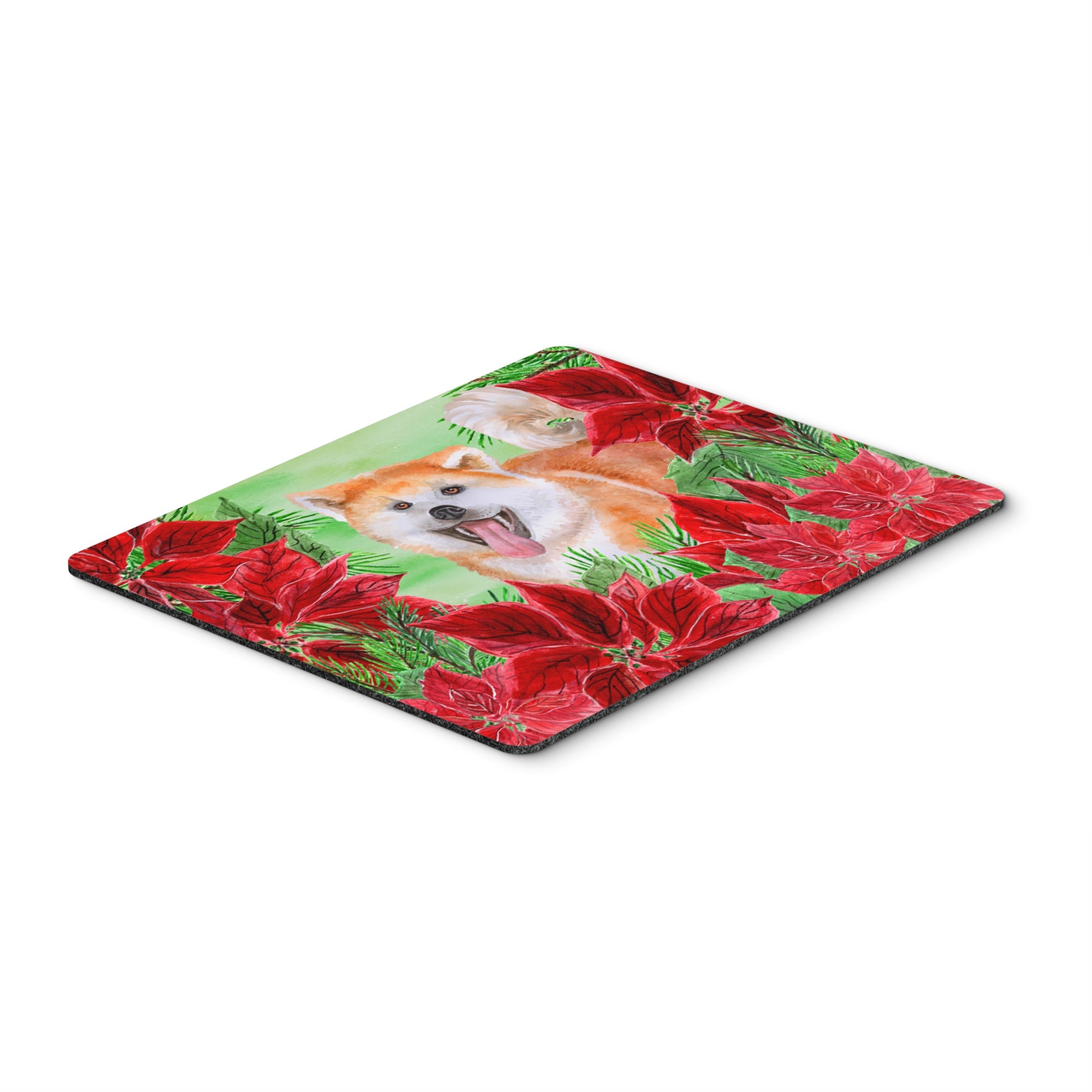  inchCarolines Treasures Akita Poinsettas Mouse Pad, Hot Pad or Trivet, 7.75 inch inch x 9.25 inch inch, Multicolor (CK1351MP) inch