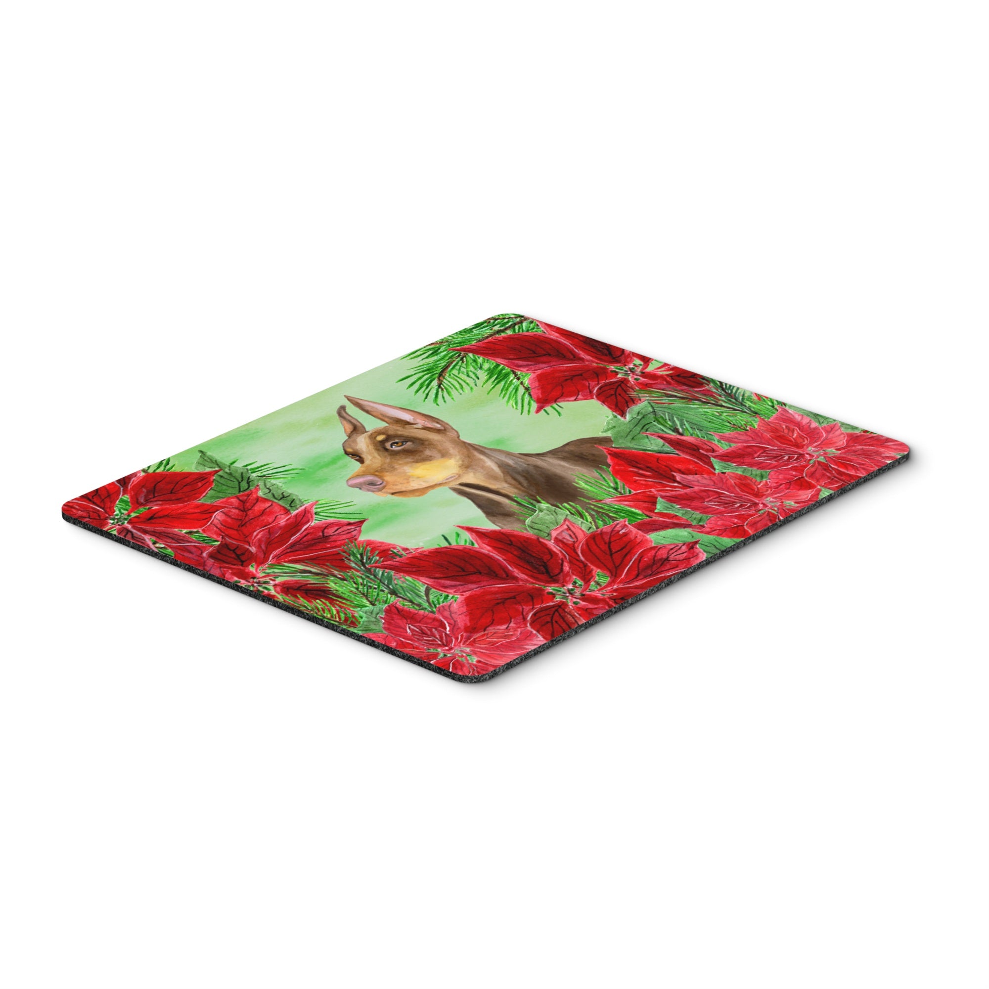  inchCarolines Treasures Doberman Pinscher Poinsettas Mouse Pad, Hot Pad or Trivet, 7.75 inch inch x 9.25 inch inch, Multicolor (CK1357MP) inch