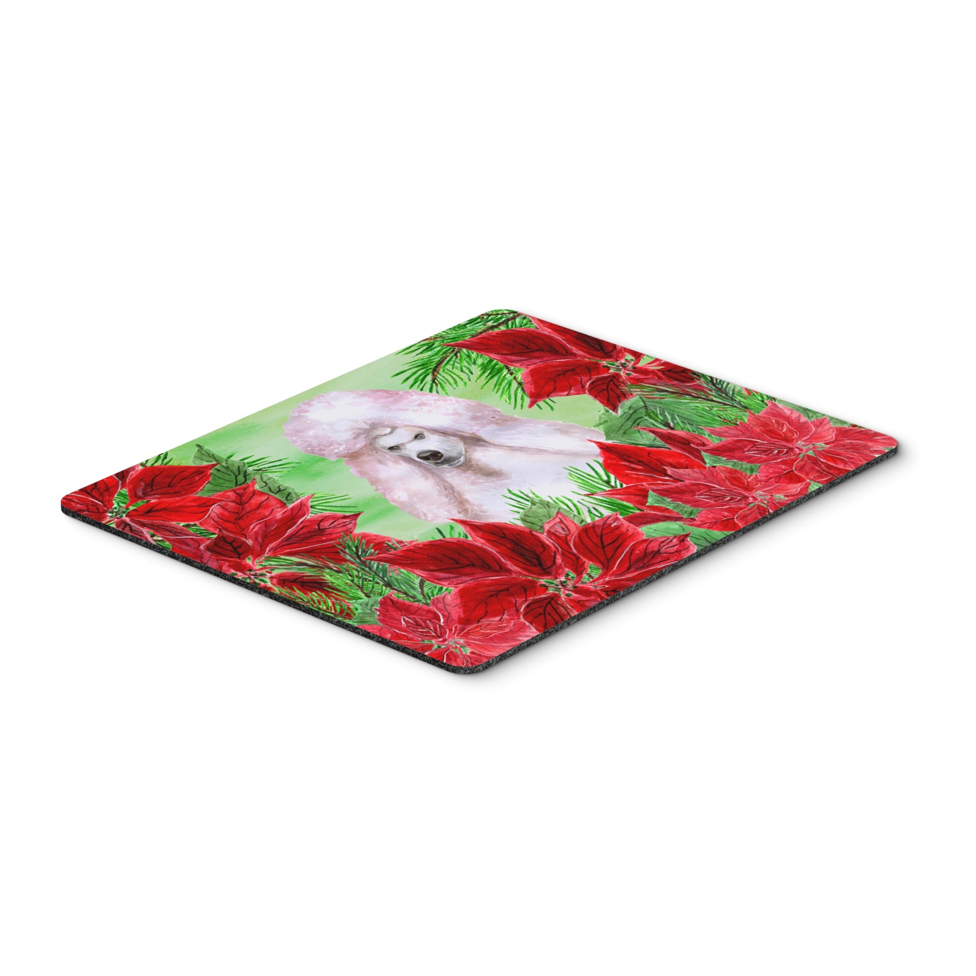  inchCarolines Treasures White Standard Poodle Poinsettas Mouse Pad, Hot Pad or Trivet, 7.75 inch inch x 9.25 inch inch, Multicolor (CK1364MP) inch