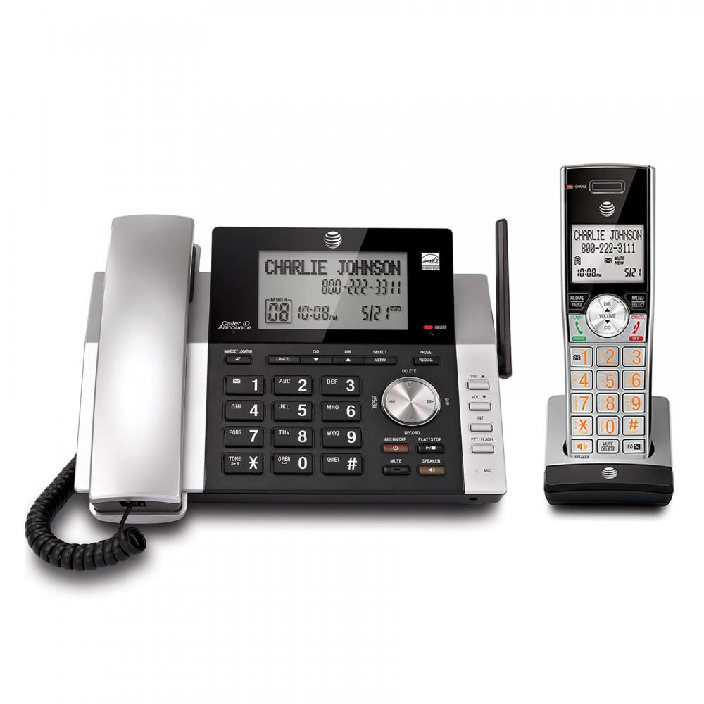 AT&T CORDED/CORDLESS ANSWERING DUAL C.ID