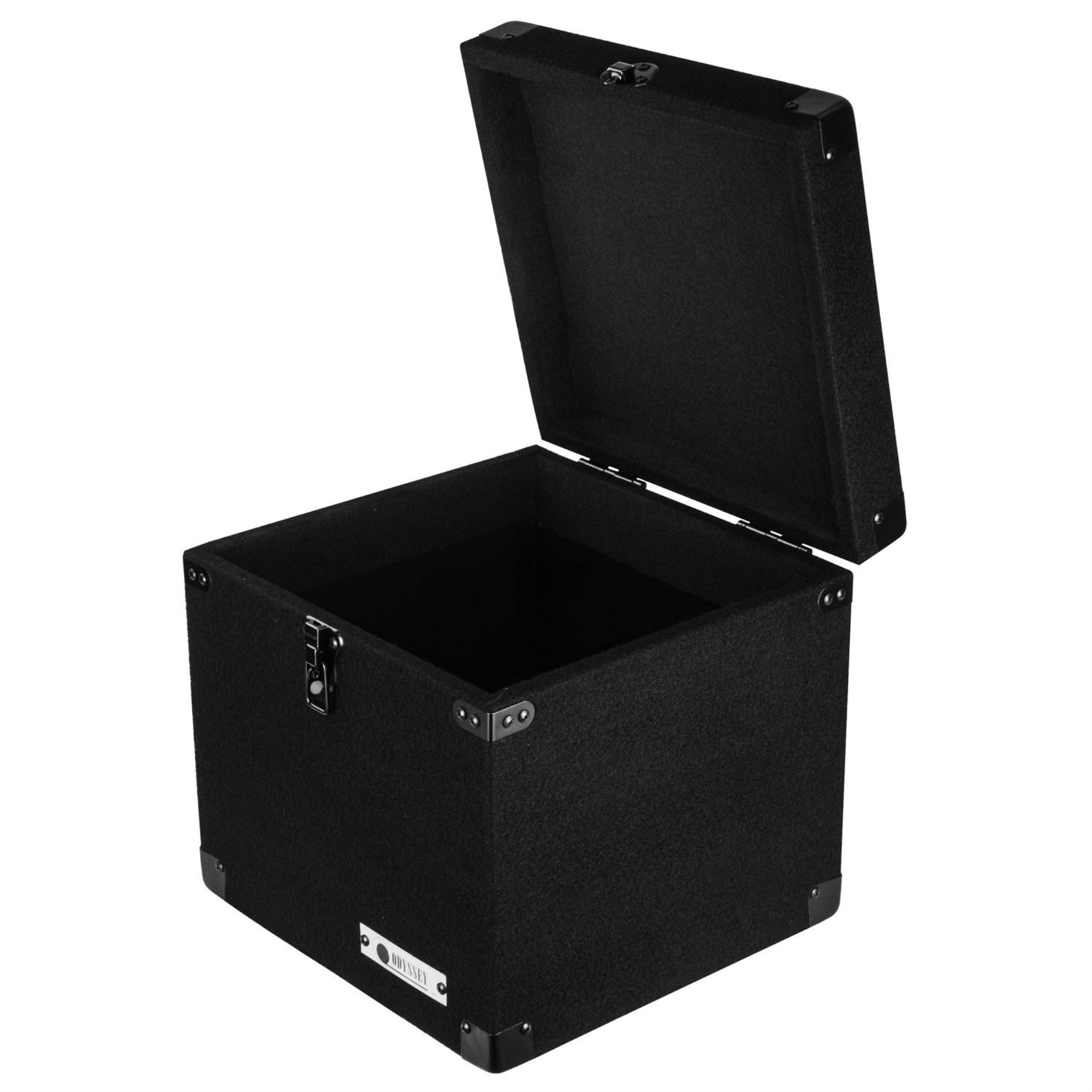 STANDARD CARPETED LP CASE HOLDS UP TO 90 LPS, SURFACE MOUNT HARDWARE
