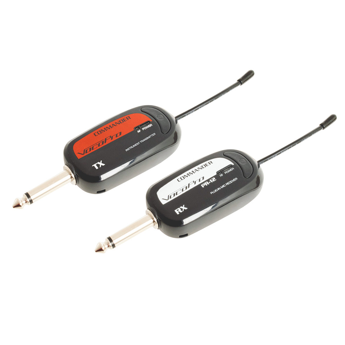 900 MHzwirelessplugin receiver and180 Degreestraight TRS instrument plugintransmitter