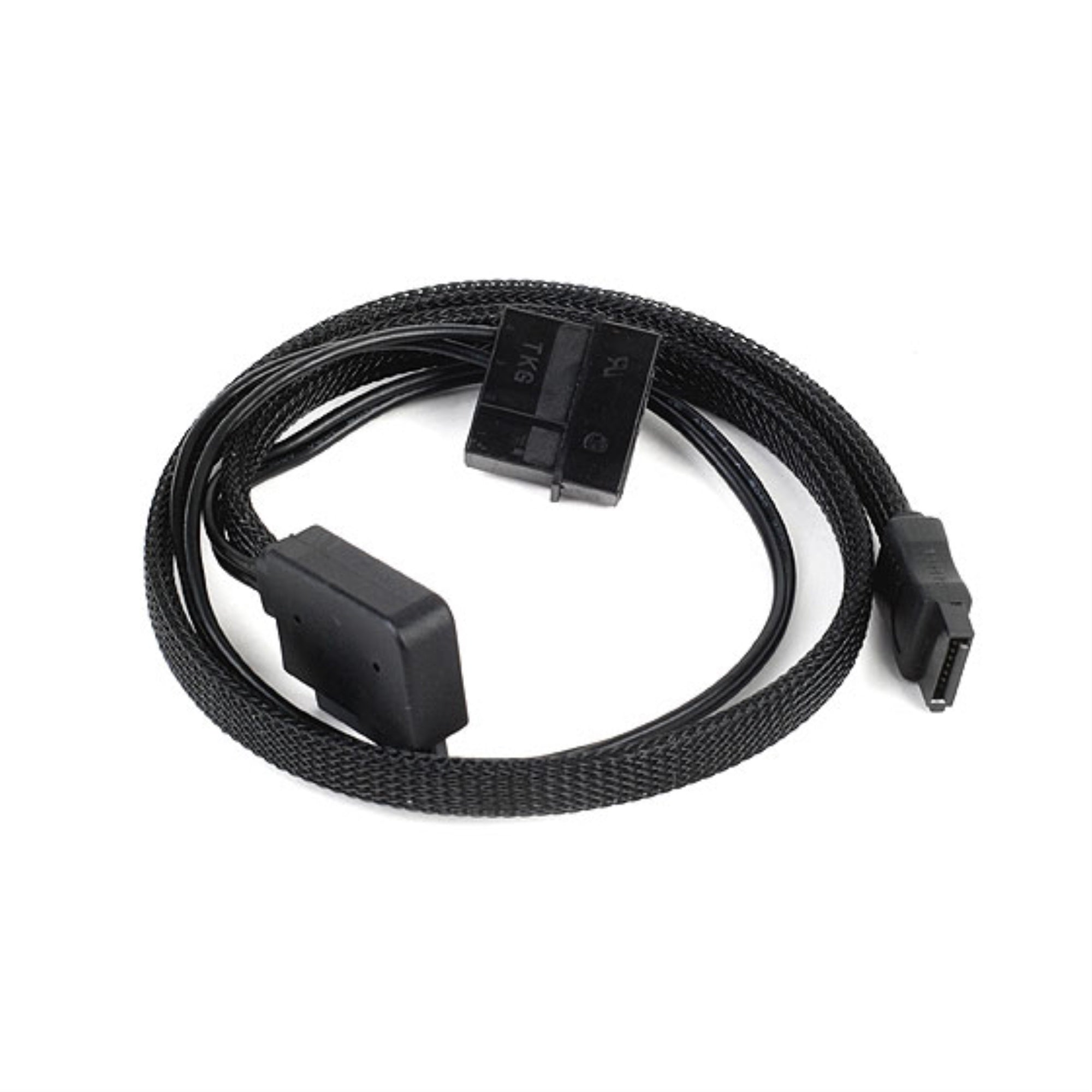 Black, Slim Odd Slim Sata To Sata Adapter Cable