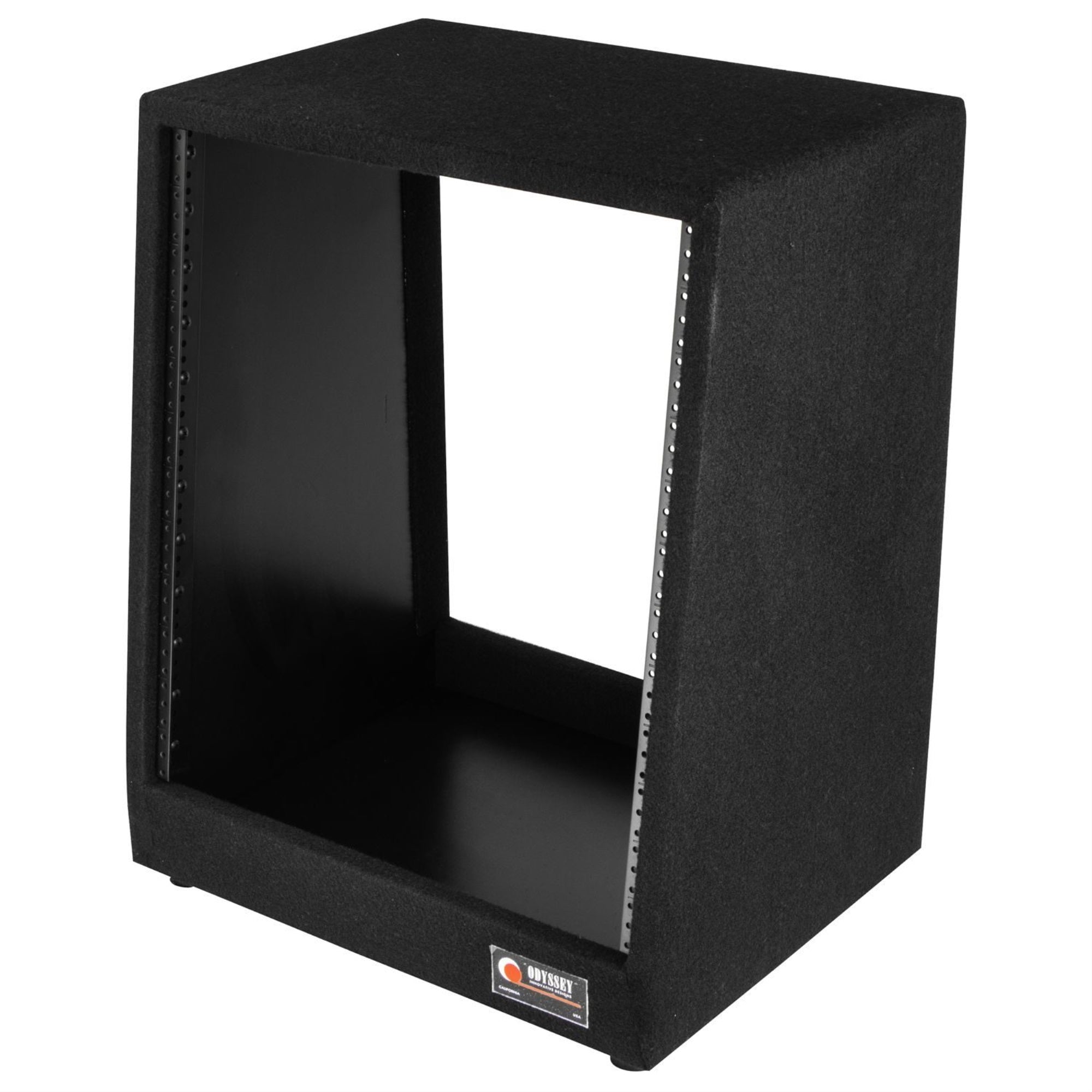 CARPETED 12 SPACE SLANTED RACK 12 inch TOP DEPTH, 16 inch BOTTOM DEPTH