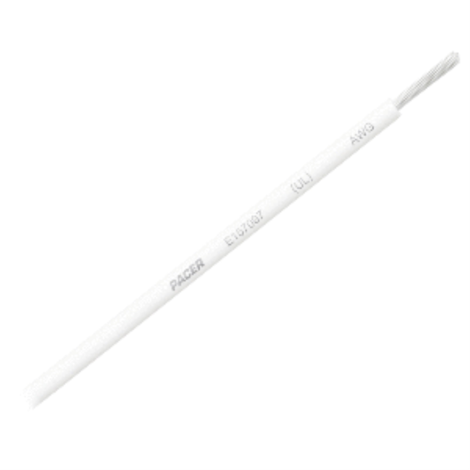 PACER WHITE 25 10 AWG PRIMARY WIRE