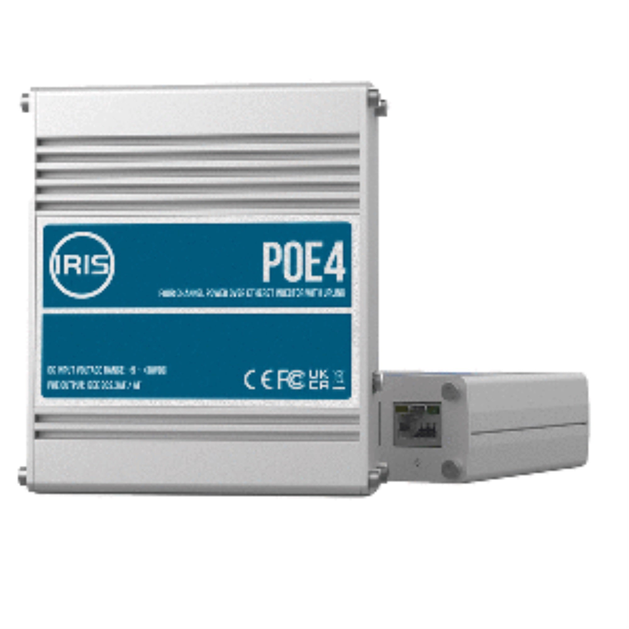 IRIS FOUR CHANNEL + UPLINK POE + SWITCH / IEEE802.3AT /