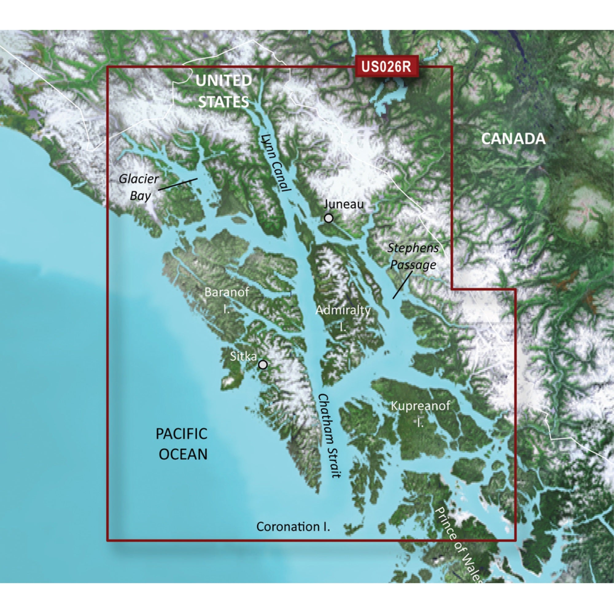 Garmin Vus026R Wrangell Juneau Sitka Bluechart G3 Vision,WBEEAB0040J4454