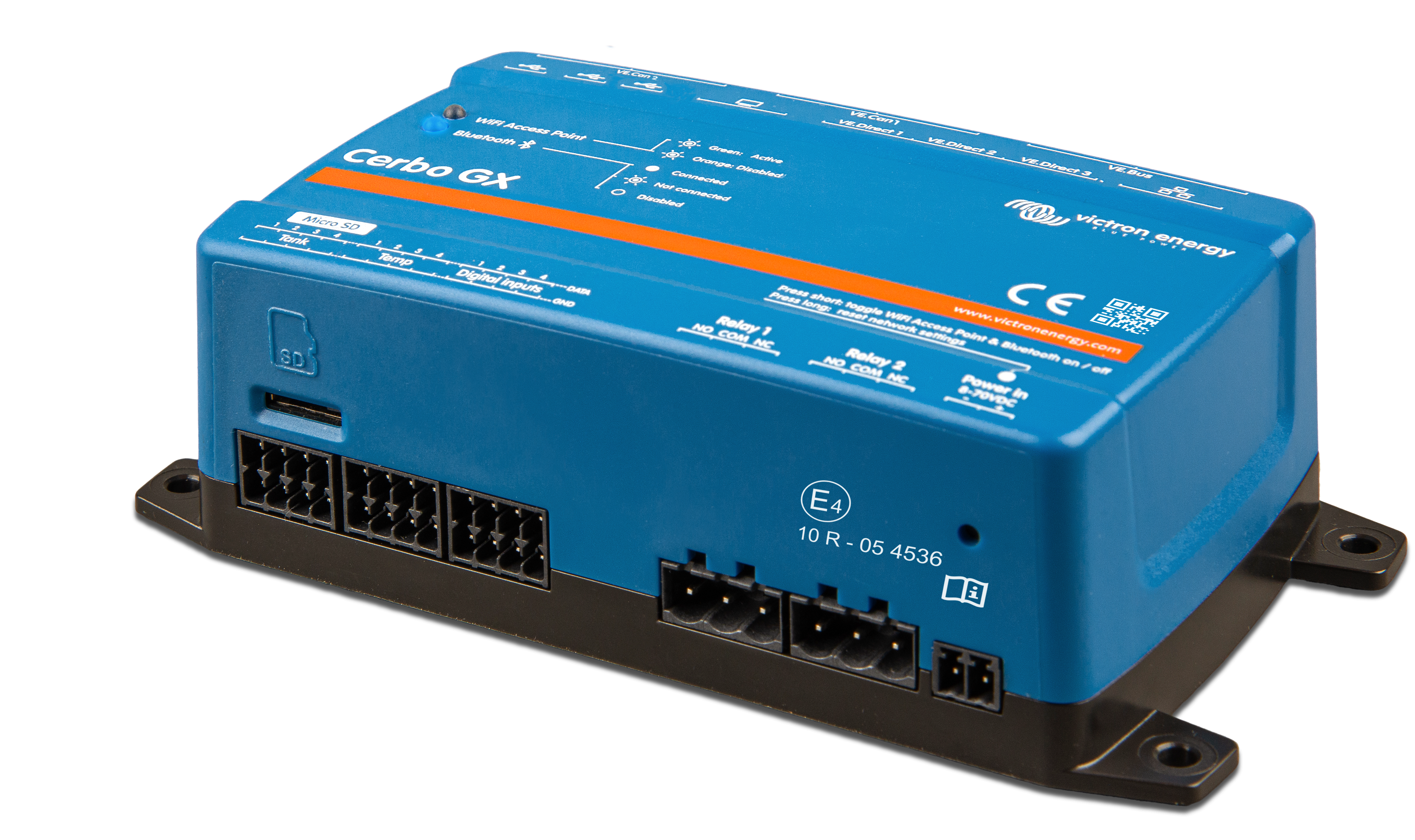 Victron BPP900451100 Cerbo GX MK2 Hardware revision 2 with two VE.Can ports