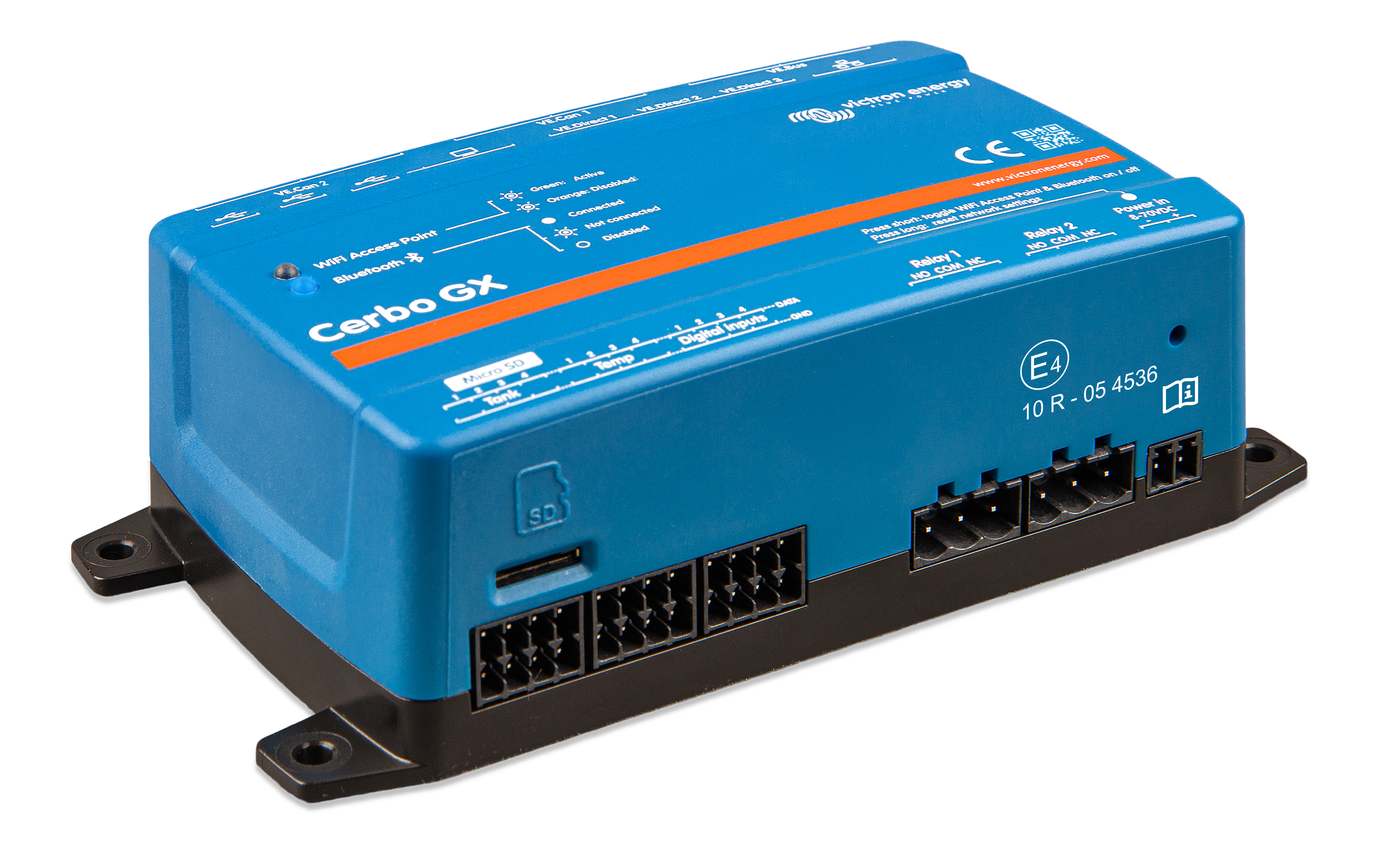 Victron BPP900451100 Cerbo GX MK2 Hardware revision 2 with two VE.Can ports