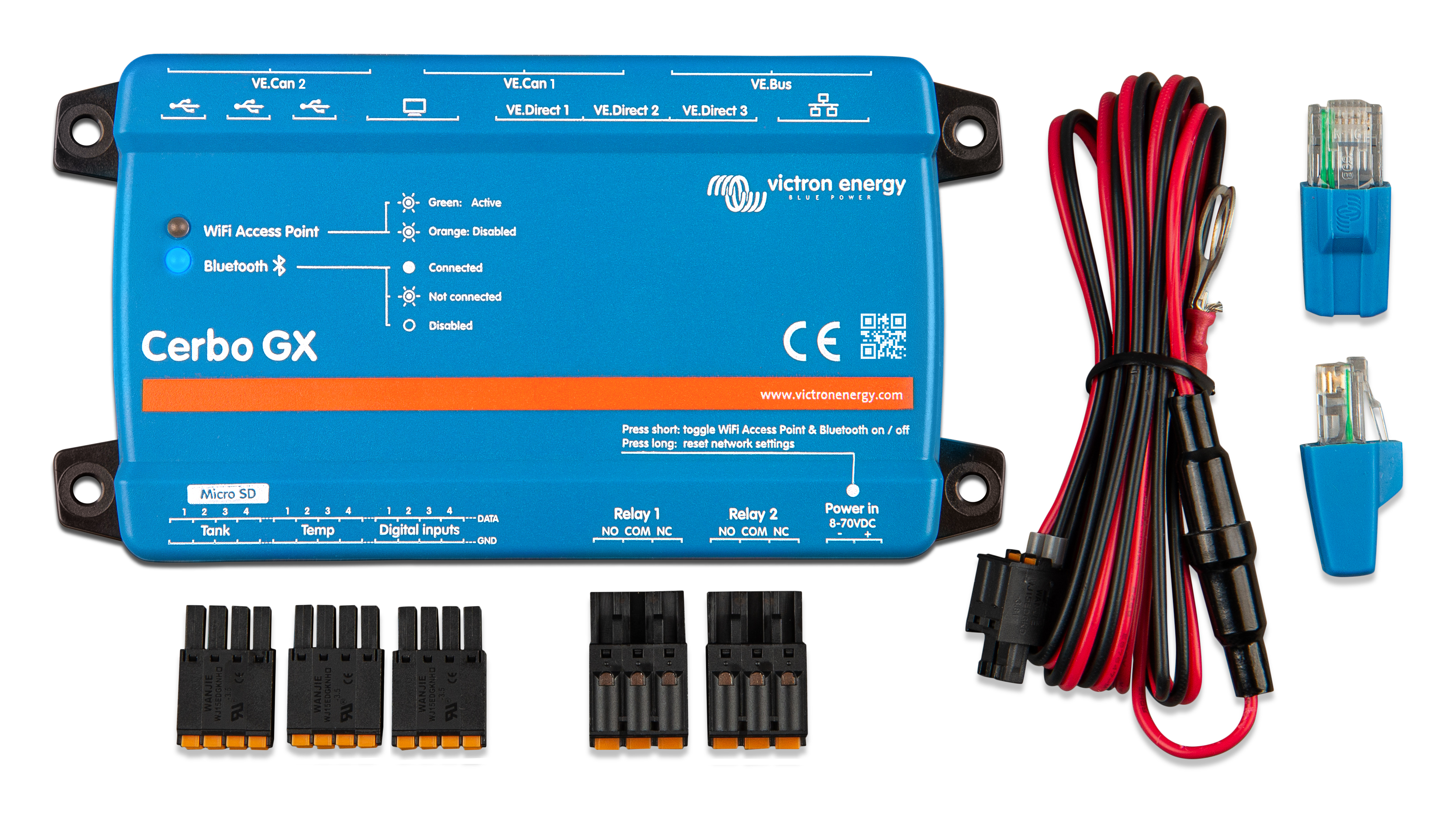Victron BPP900451100 Cerbo GX MK2 Hardware revision 2 with two VE.Can ports