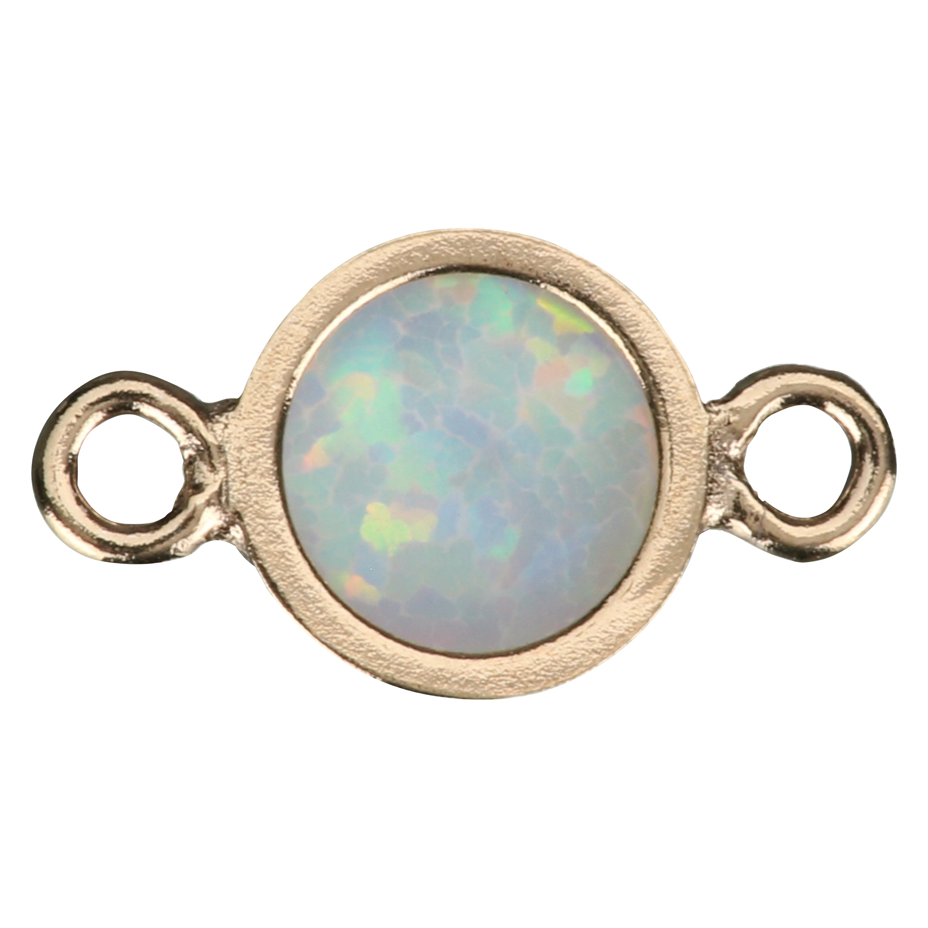 Bella Opal Connecter in Gold Filled for Permanent Jewelry, 4mm, 14k Gold Fill