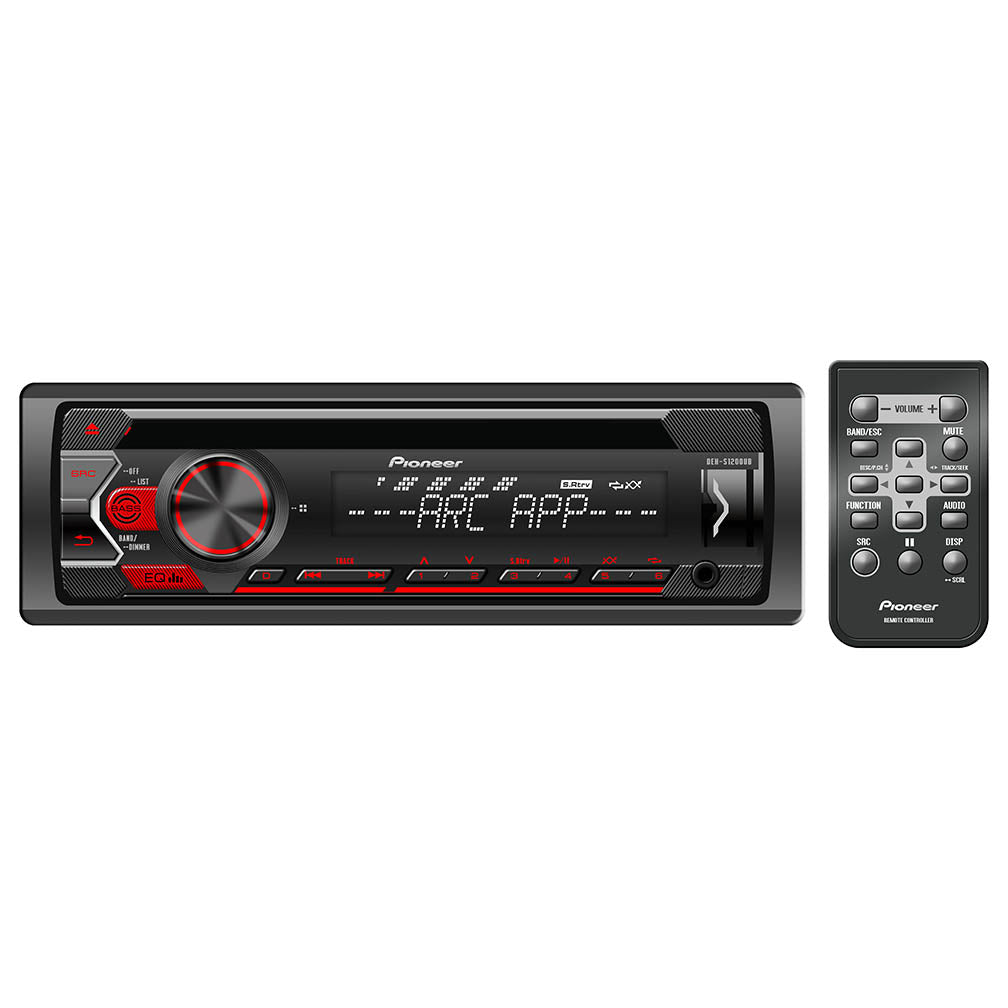 Pioneer Single Din Cd Playeraux Input Usb 1Xpreoutandroid Playback