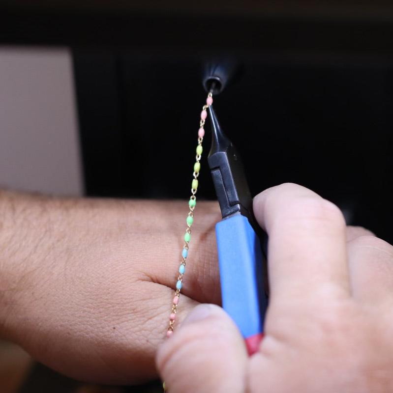 Needle Nose Pliers with Grounding Wire for Permanent Jewelry