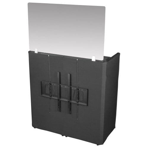 MEDIA DJ BOOTH, FITS 46 inch FLAT SCREEN TV/MONITOR