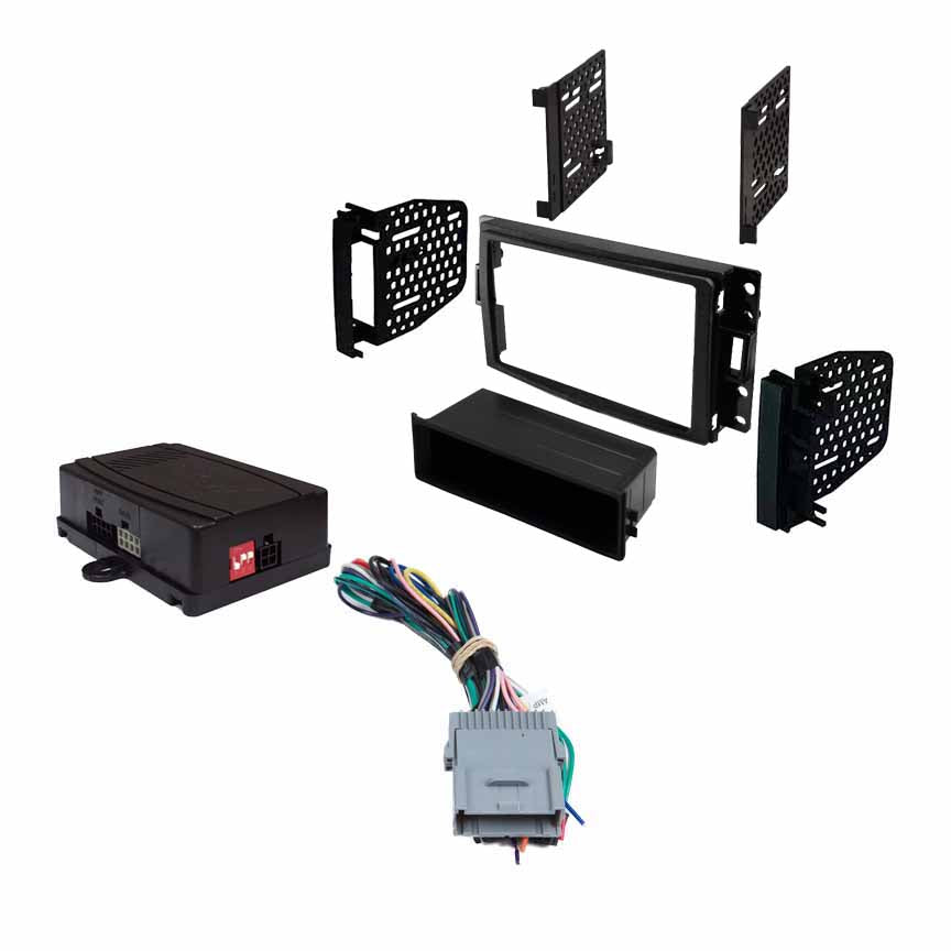 Crux Radio Replacement With Swc Retention For '00 '13 Gm Class Ii Vehicles With Dash Kit