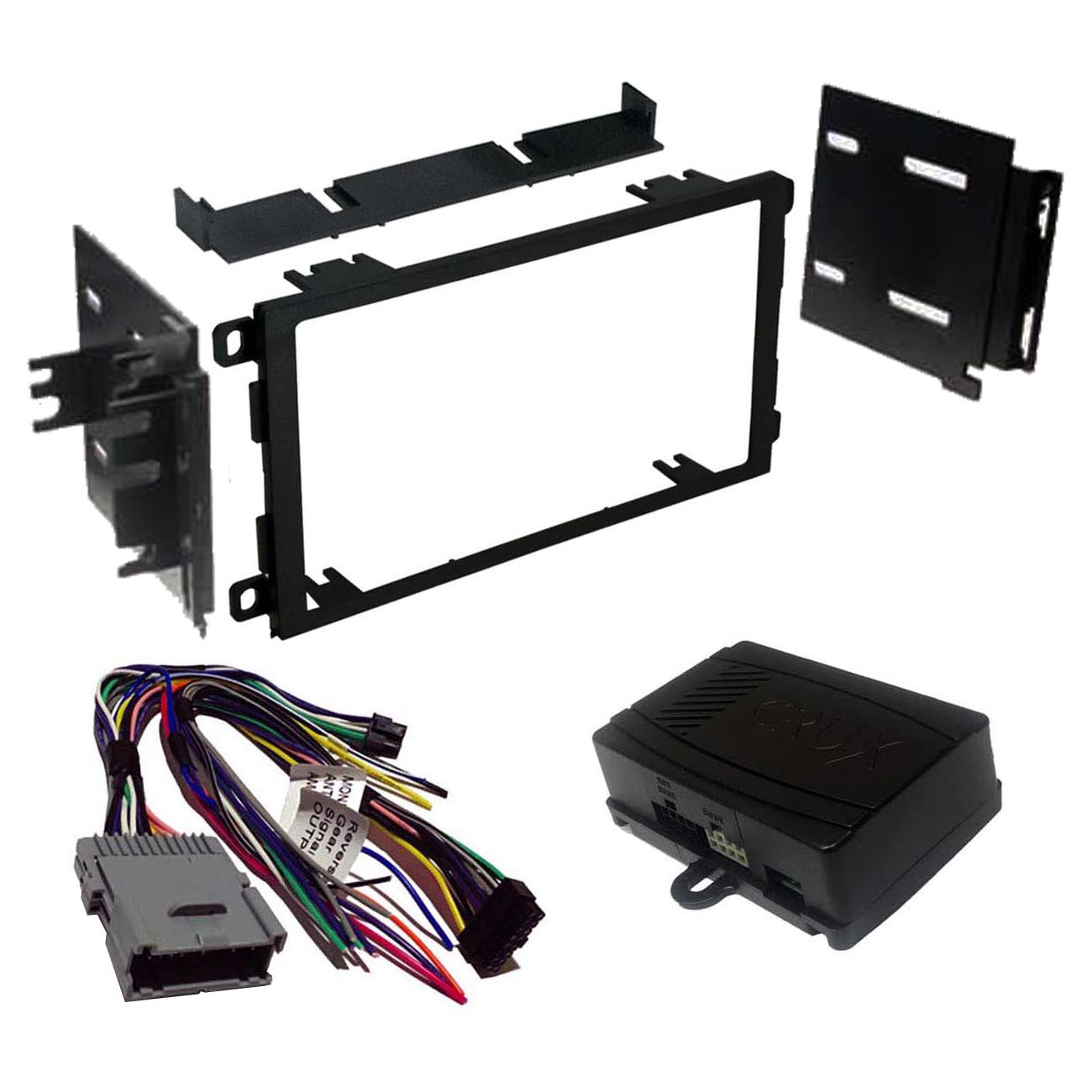 Crux Radio Replacement With Double Din Dash Kit For Gm Class Ii Vehicles 2002   2013