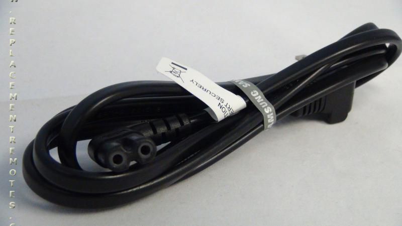 Samsung 3903000599 Power Cord Cable - 2-Prong for TV and many other devices