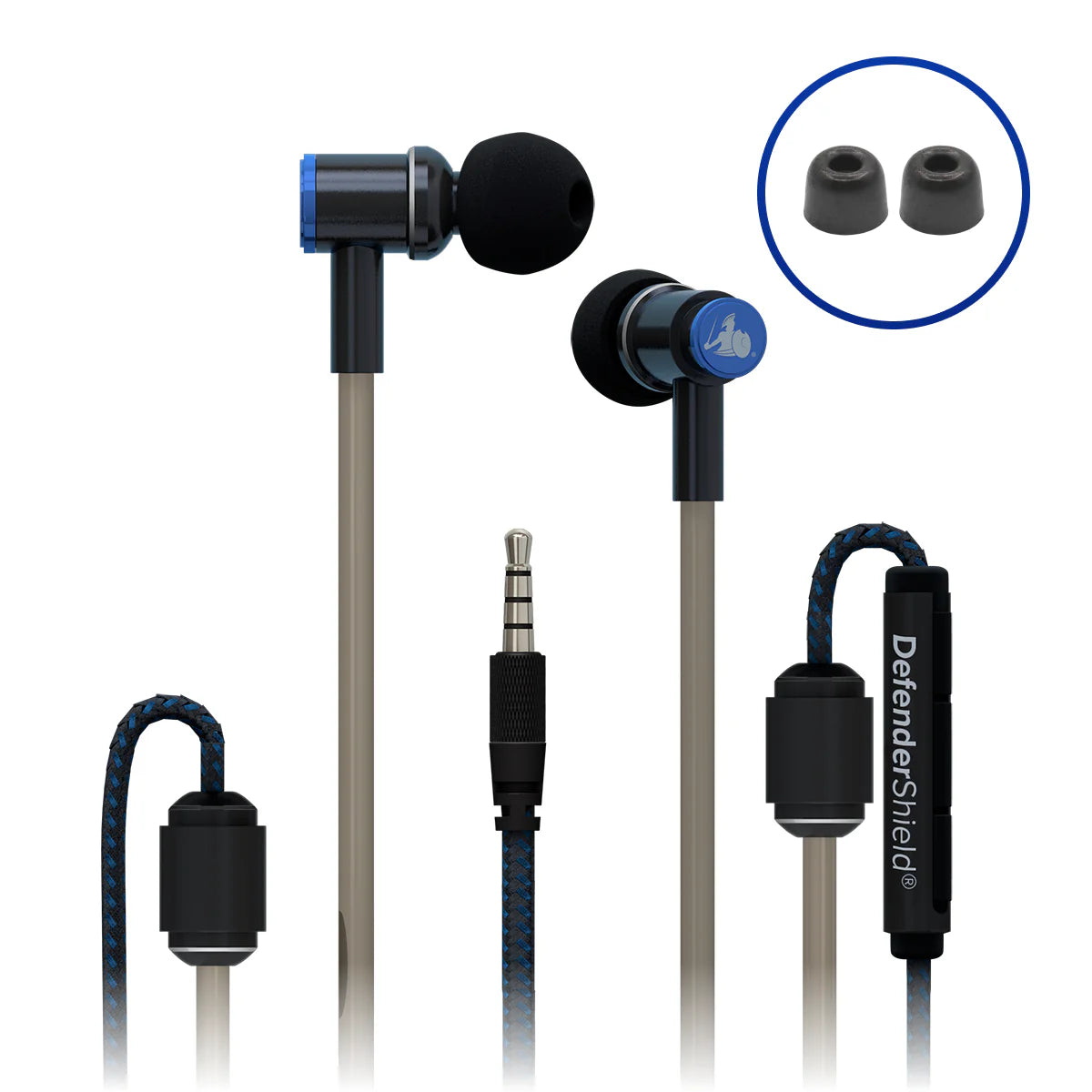 EMF Radiation-Free Earbuds Air Tube Stereo Headphones