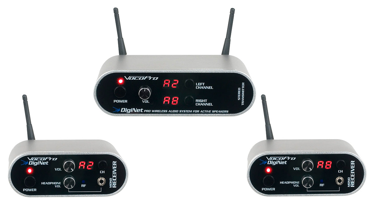 Professional Wireless Audio System for Active Speakers
