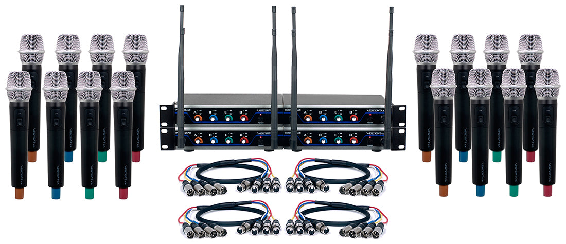 DigitalACAPELLA16  16 Ch. 24Bit Digital Wireless HandHeld Mic sys with  inchMiconChip inch Technology