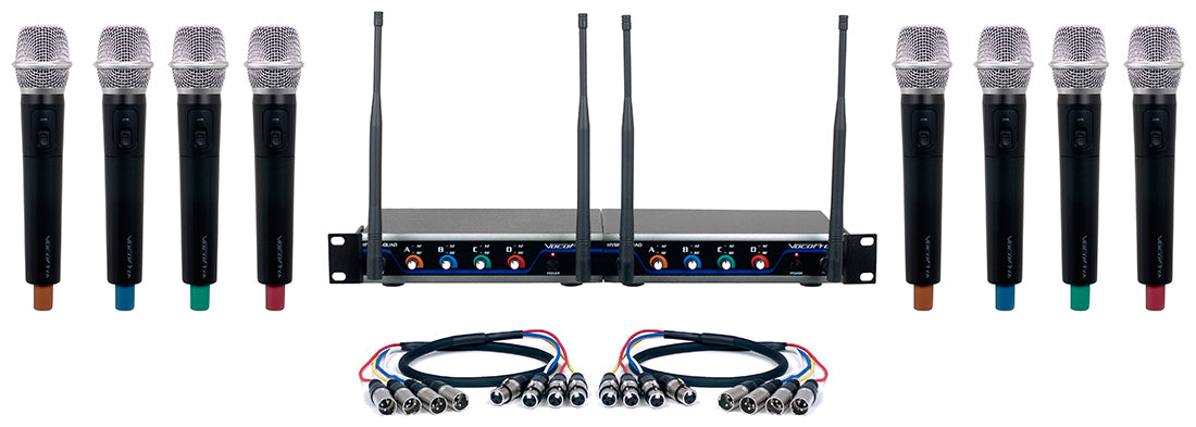 DigitalACAPELLA8  Eight Ch. 24Bit Digital Wireless HandHeld Mic sys with  inchMiconChip inch Technology