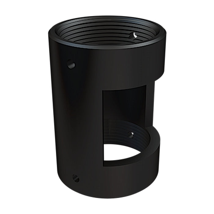 Pipe connector with opening