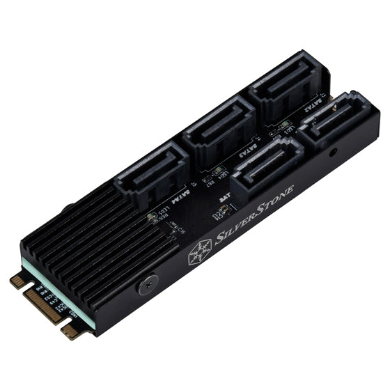 5 Port Sata Gen3 6Gbps Non Raid M.2 Pcie Storage Expansion Card