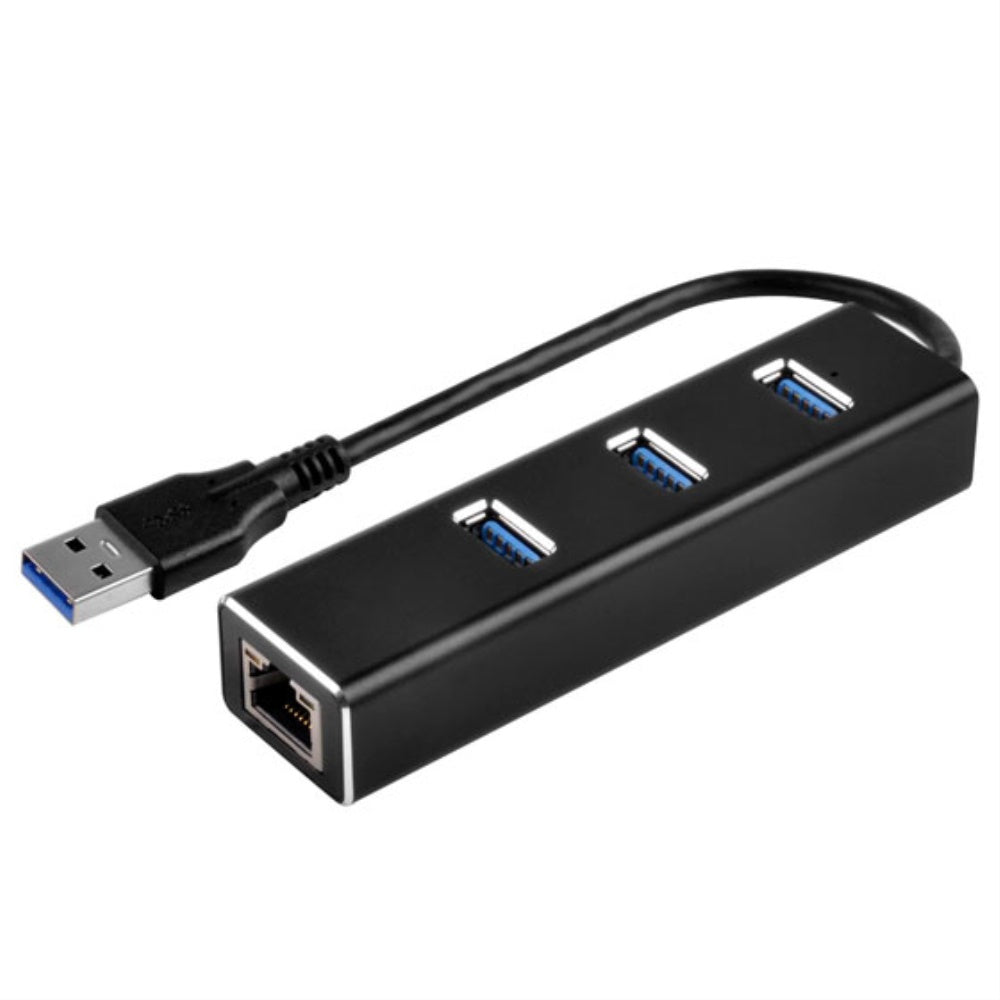 3 Ports Usb 3.1Gen 1 Type A And Rj45 Gigabit Ethernet Network Adapter