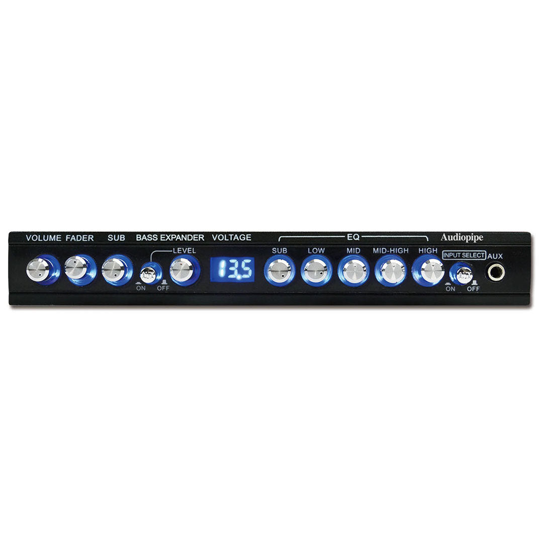 Audiopipe 5 Band Graphic Equalizer with 9 Volt Line Driver Output