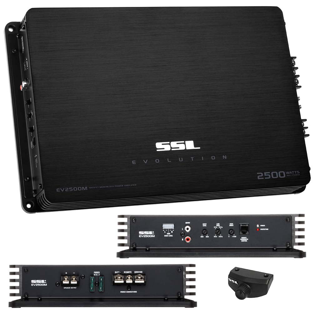 Soundstorm Mosfet Monoblock Power Amplifier Remote Woofer Level Control
