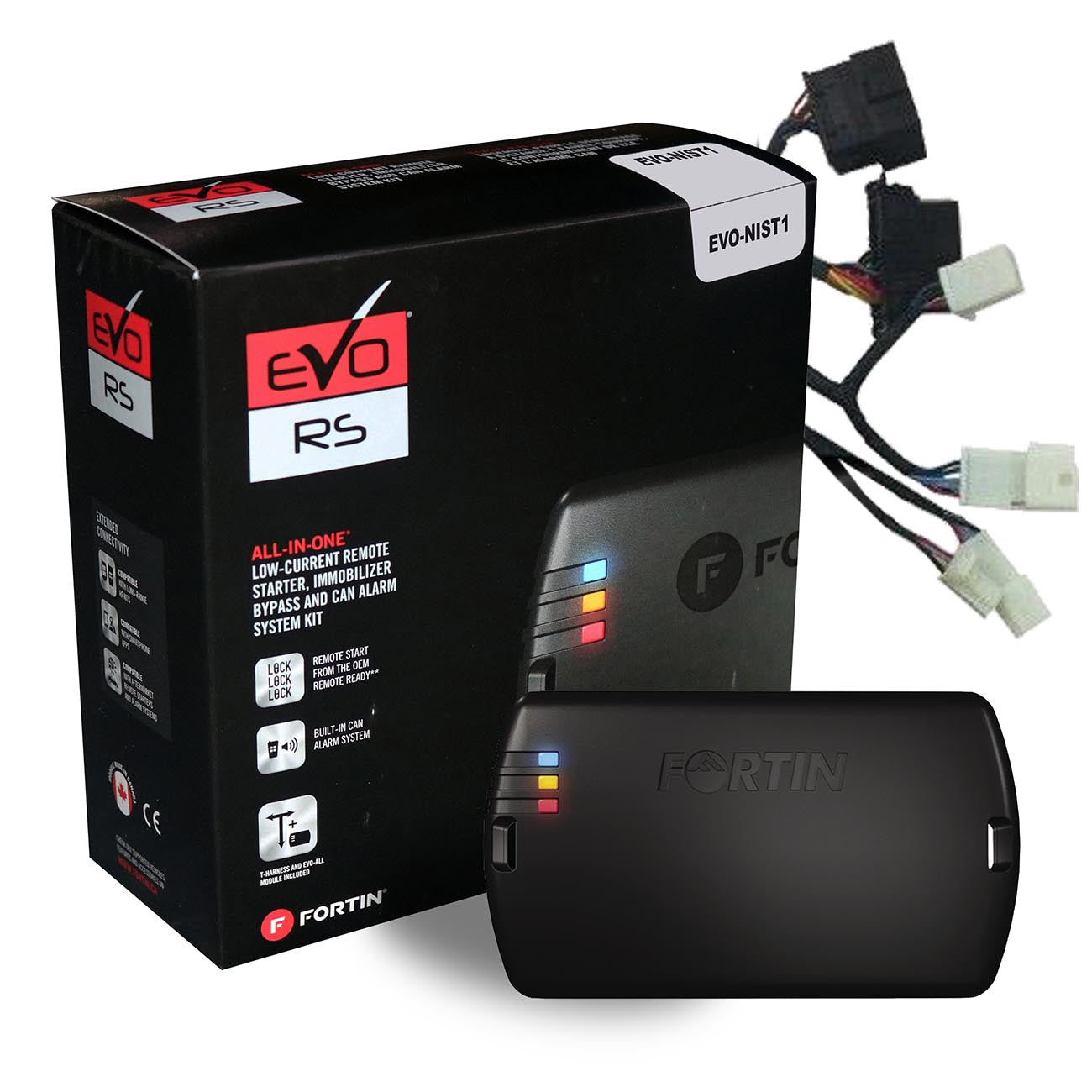 Fortin Remote Start Module & T Harness For '07 '22 Nissan & Infiniti Push To Start Vehicles