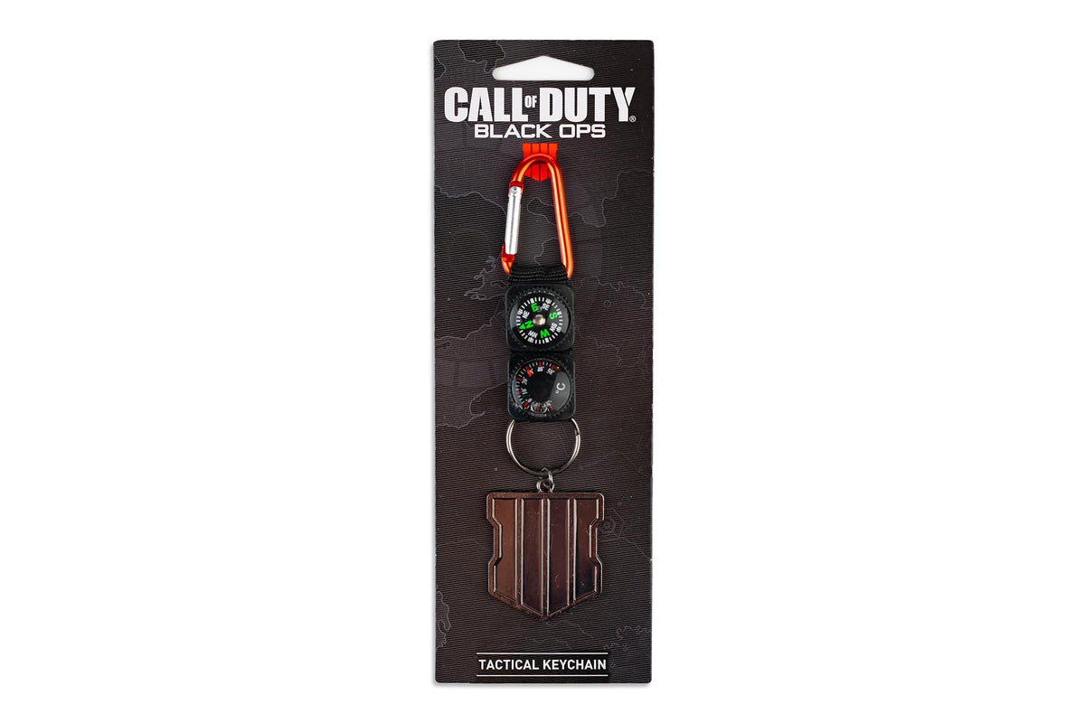 Call Of Duty: Black Ops 4 Logo & Keychain Compass Set | Includes Thermometer