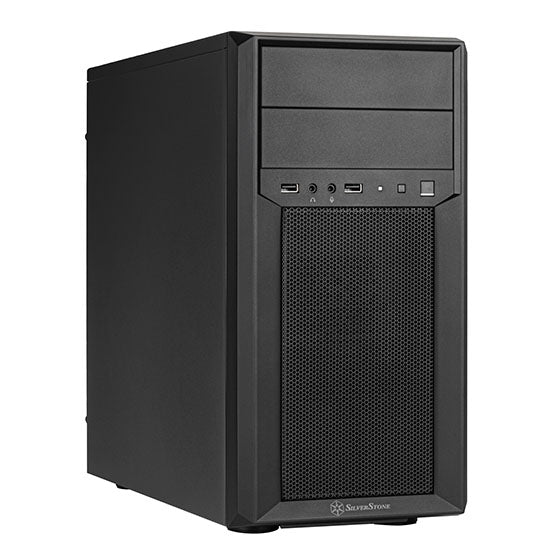 Compact MicroATX tower chassis with tremendous storage drive compatibility