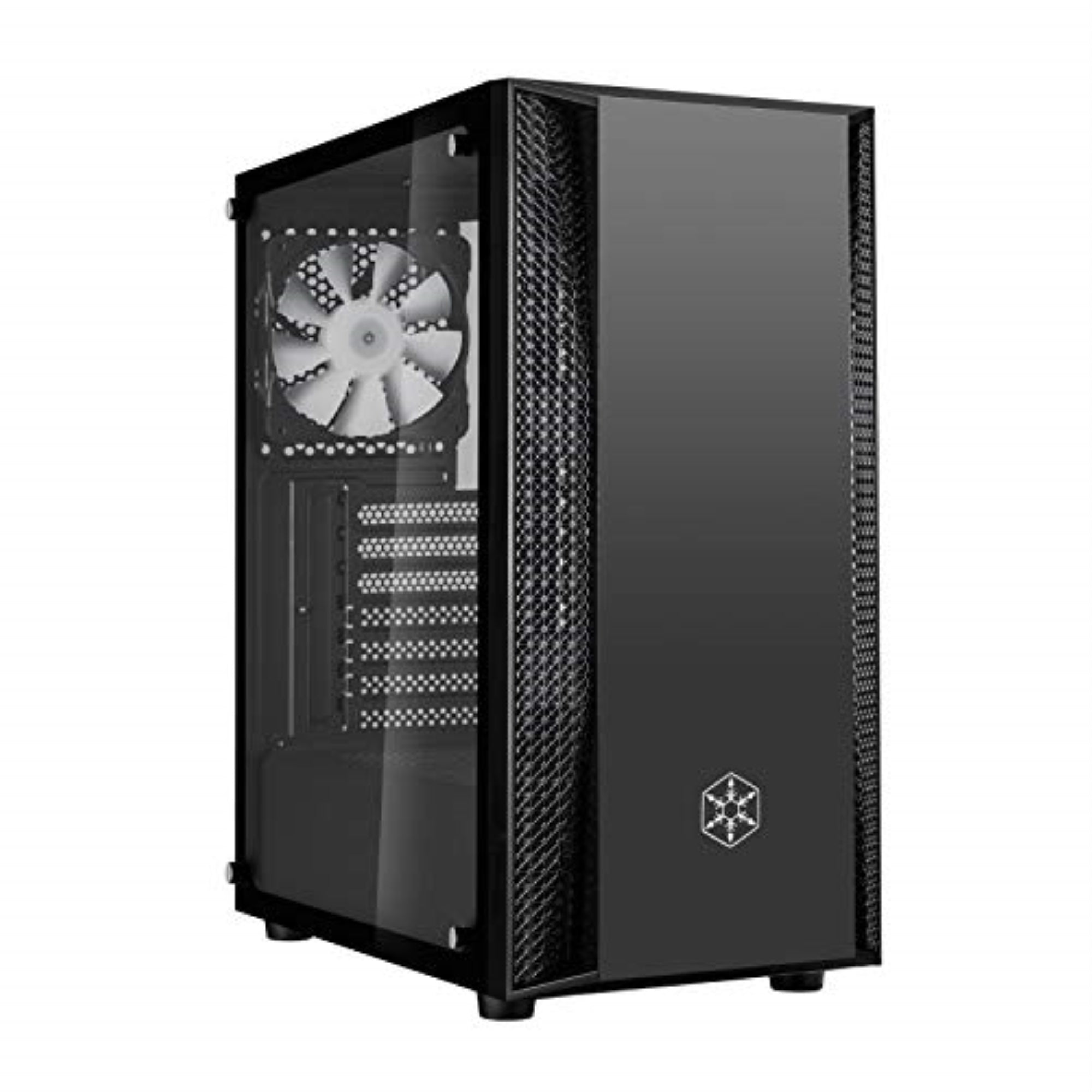 Atx Case/120Mm Black Fan X1 Included/U3X2,U2X1,Ctia Audio X1/3.5''X1 + 2.5''X6/Aggressive Design /Tg Side Panel /Black Steel Bod