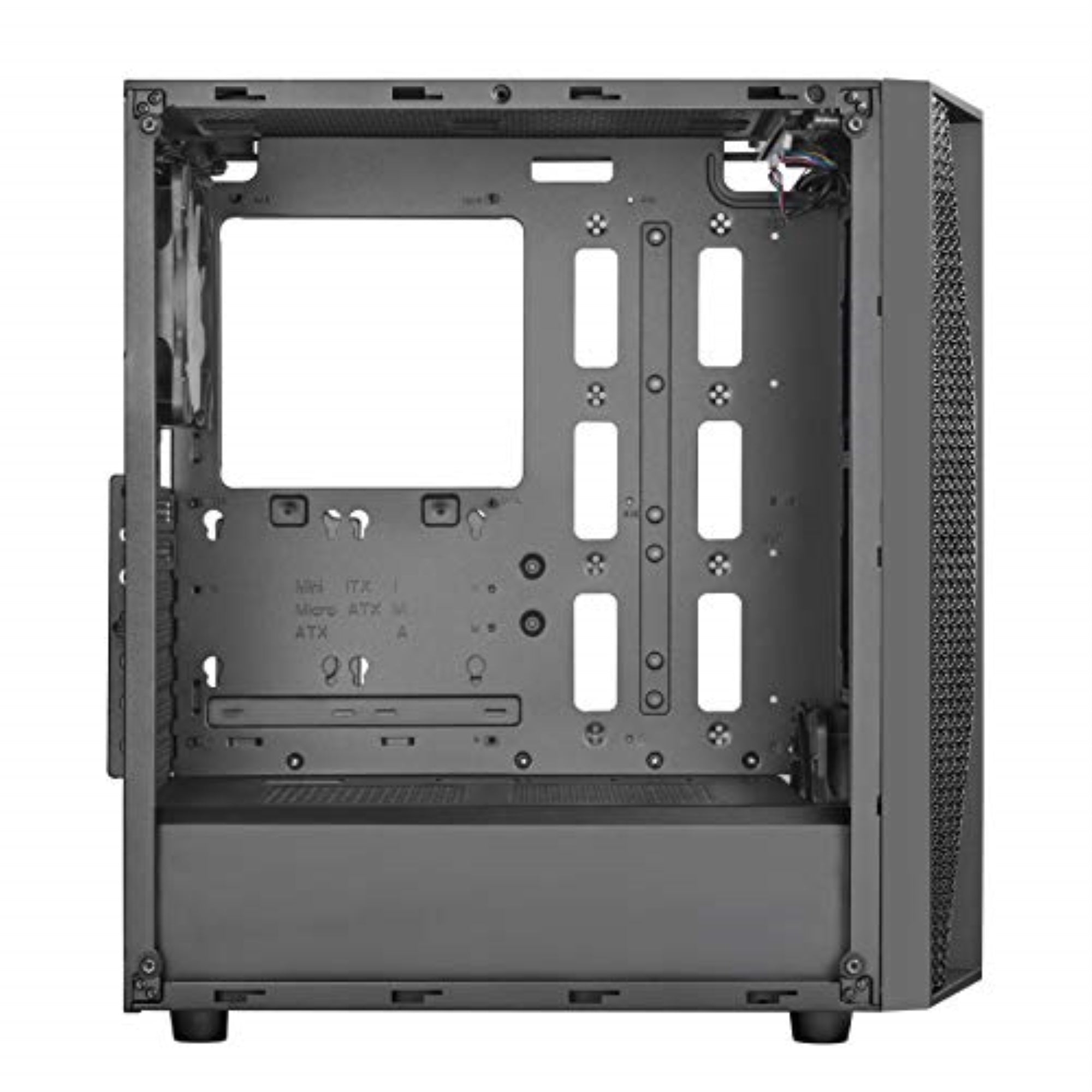 Fara B1 Rgb /Atx Case/120Mm Rgb Fan X2 Included/U3X2,U2X1,Ctia Audio X1/3.5''X1 + 2.5''X6/Aggressive Design /Tg Side Panel /Blac