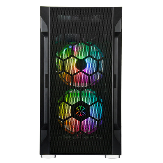 Black Mesh,Plastic Bezel Steel Body Black Internal M Atx 2 X 3.5'' Internal, 2 X 2.5'' Internal 2 X Front Argb 120Mm Fan, 2 X To