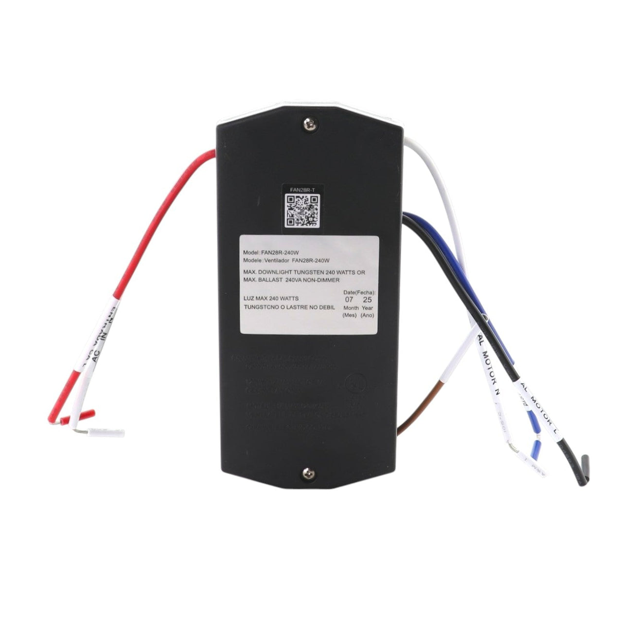 Anderic FAN28R Replacement Ceiling Fan Receiver for 3-Speed Ceiling Fans - FAN28R